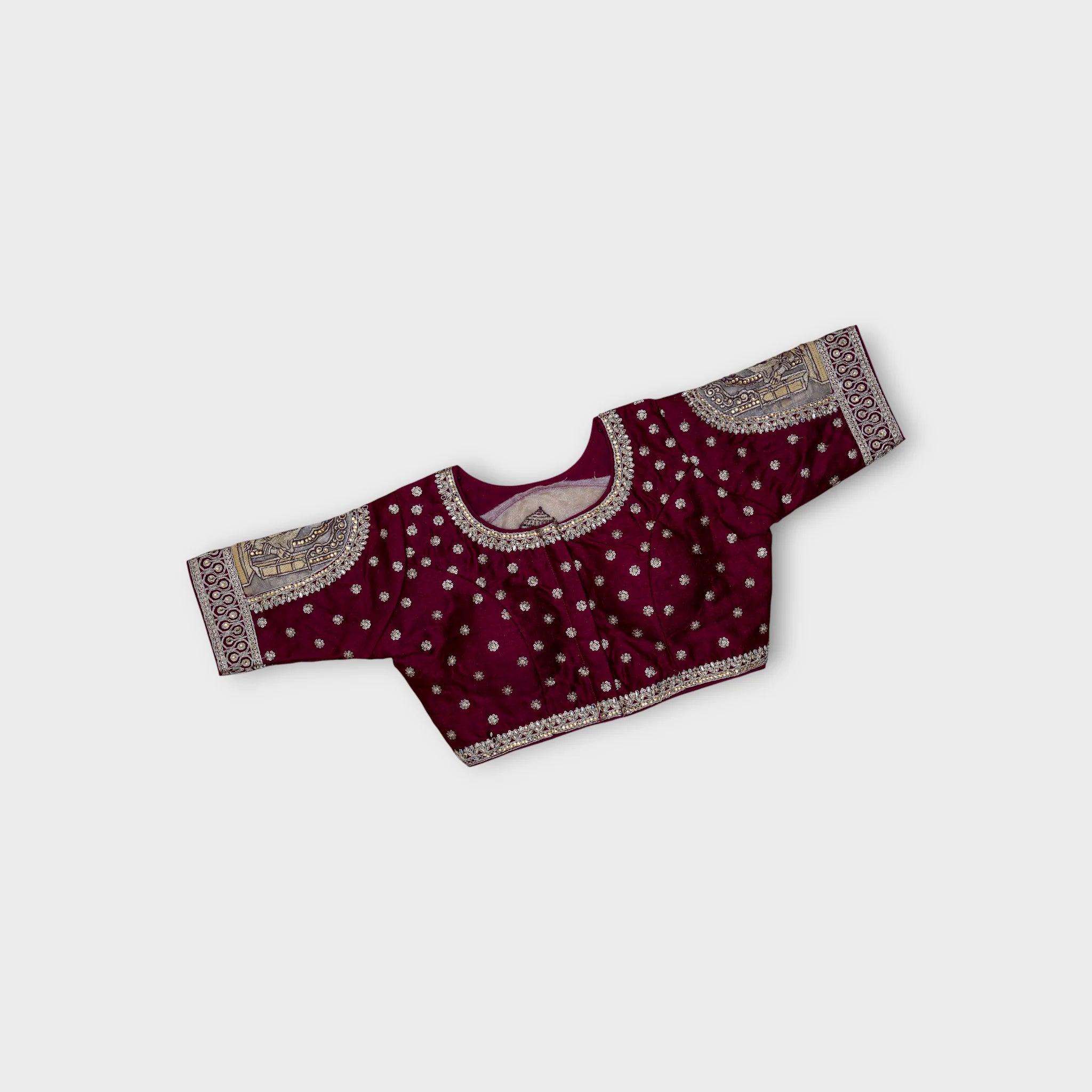 Phantom Silk U Neck Readymade Blouse