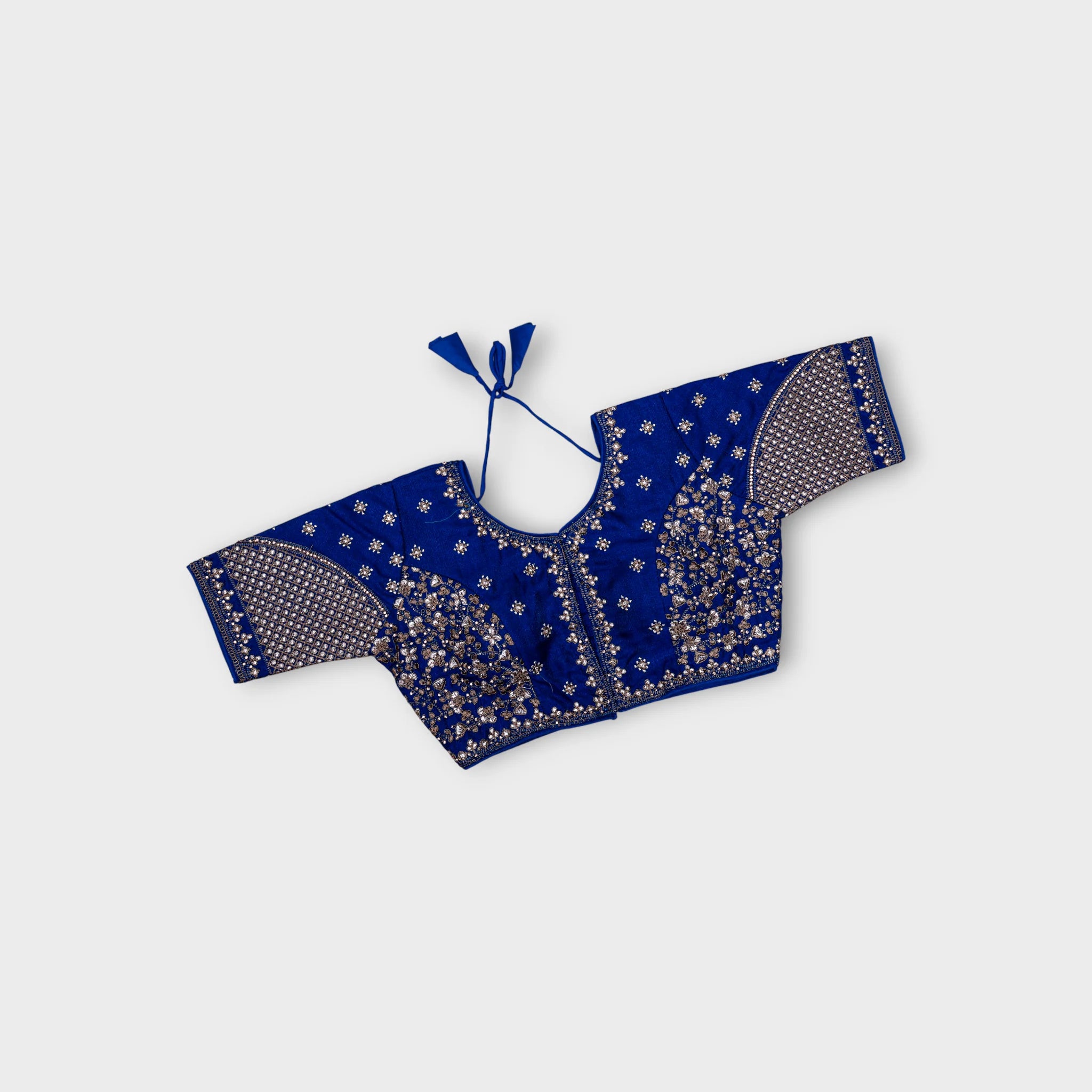 Phantom Silk Cutout Readymade Blouse