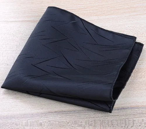 Black PatternPaisley Unisex Pocket Square