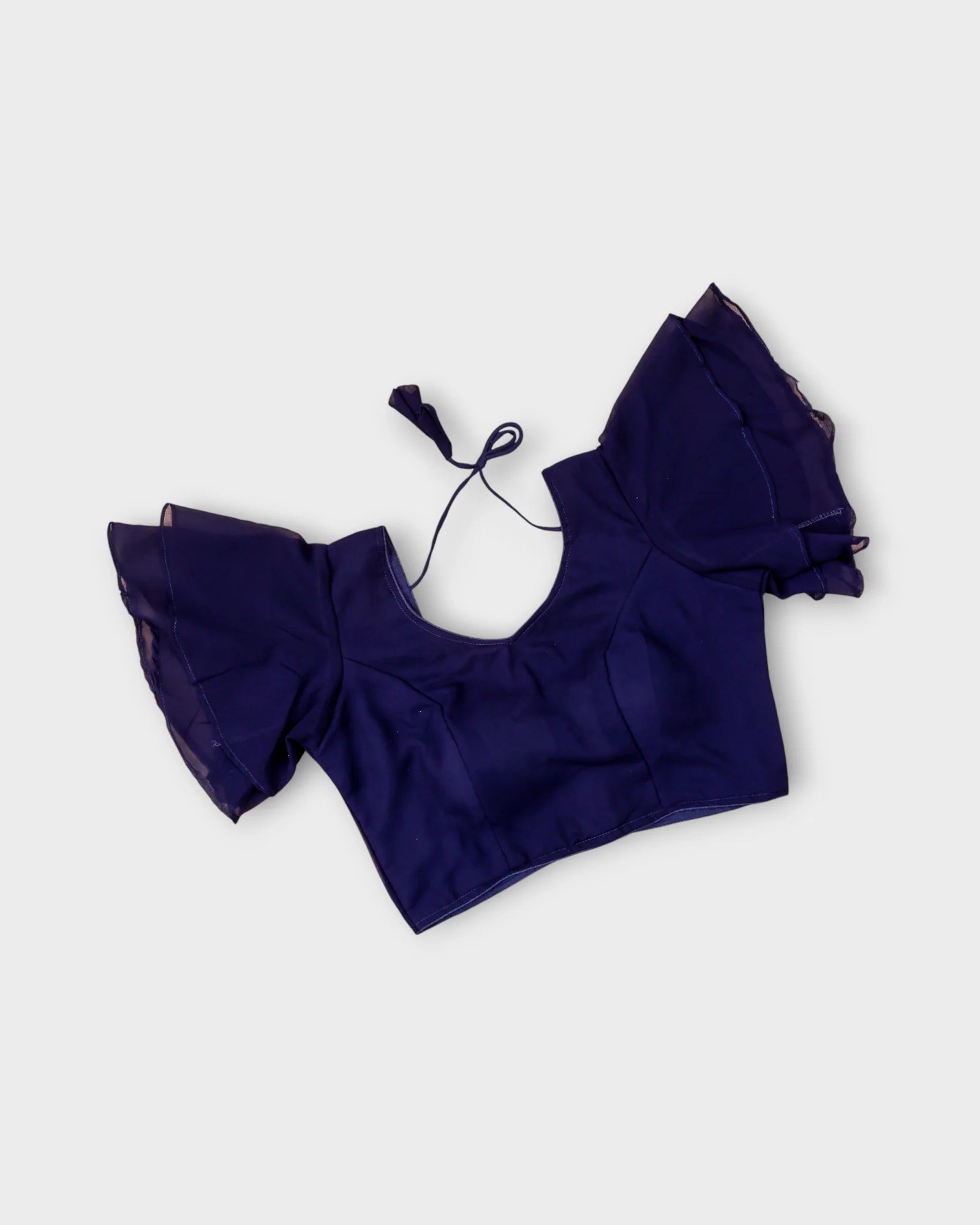 Georgette Flared Sleeve Readymade Blouse