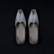 White Textured Artisan Mojari