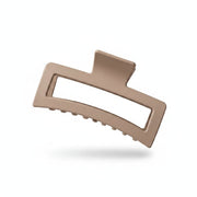 Frosted Brown Geometric Acrylic Hair Claws