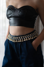 Kundan Pearl Kamarbandh - Dyulokha