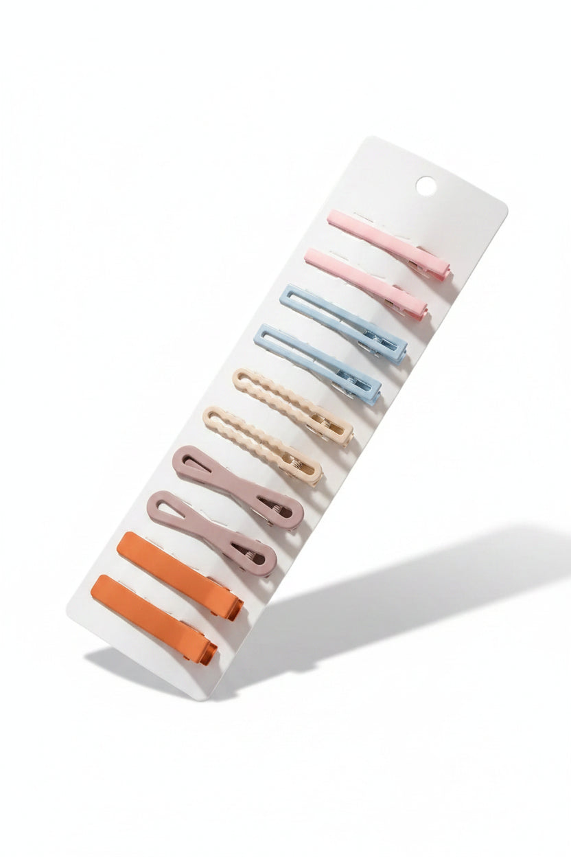 Multicolor Geometric Alloy Hair Clip