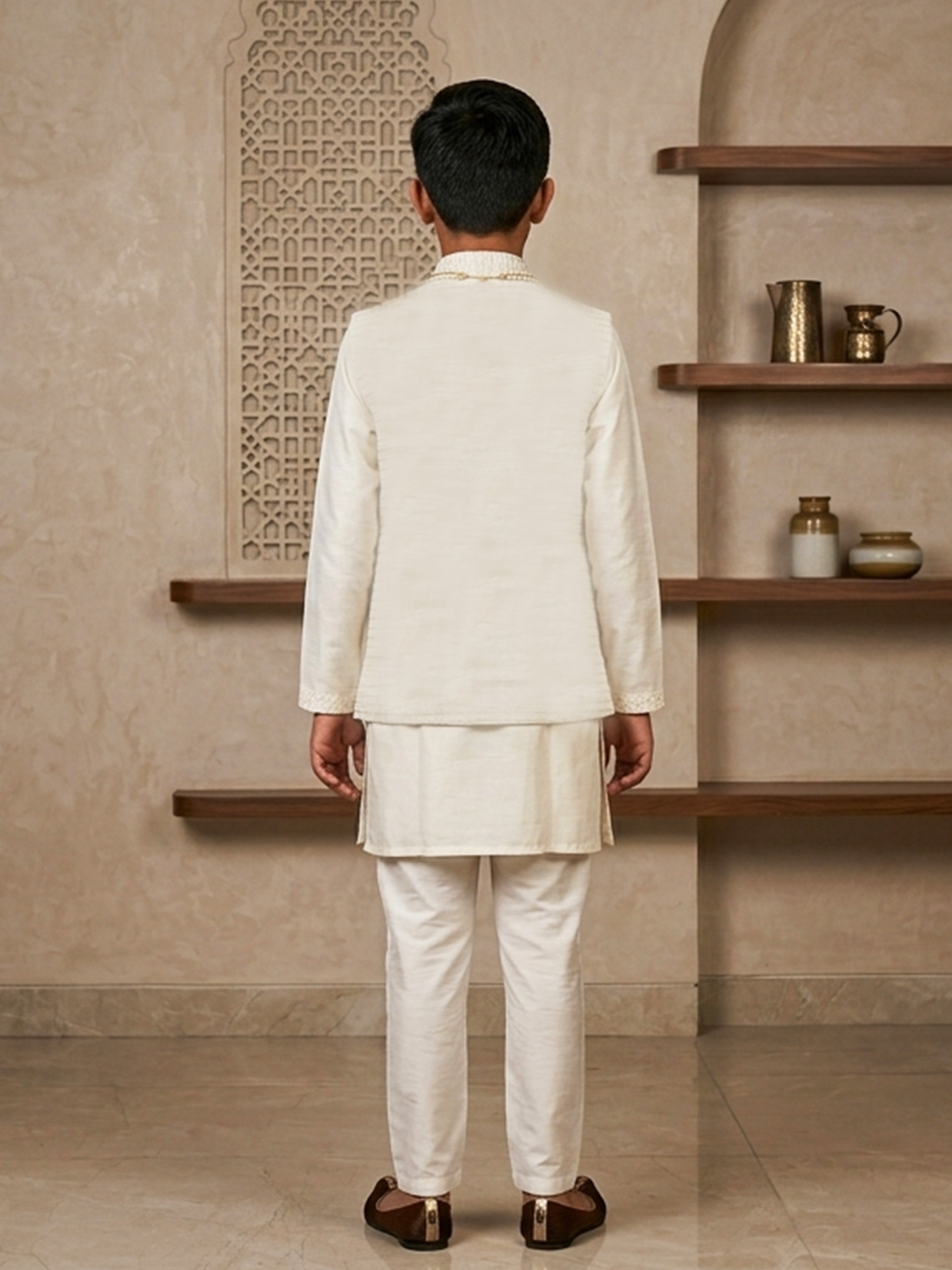 Honor Heritage in a Modi Suits with Rich Embroidery