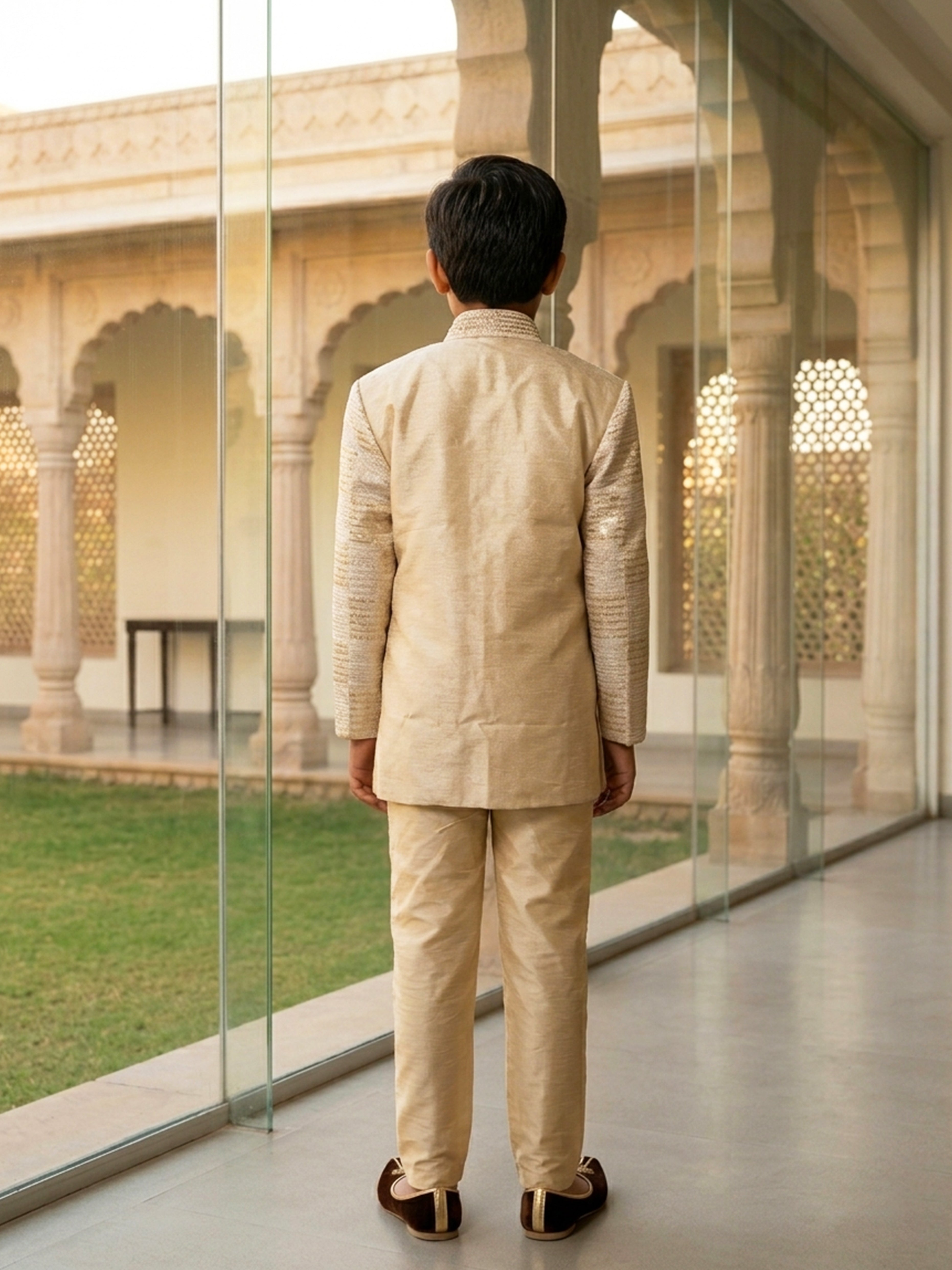 Unveil tradition with a modern embroidered sherwani