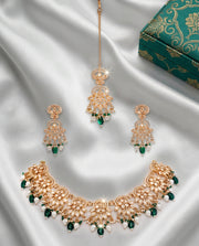 Graceful Glow Beads & Kundan Ensemble