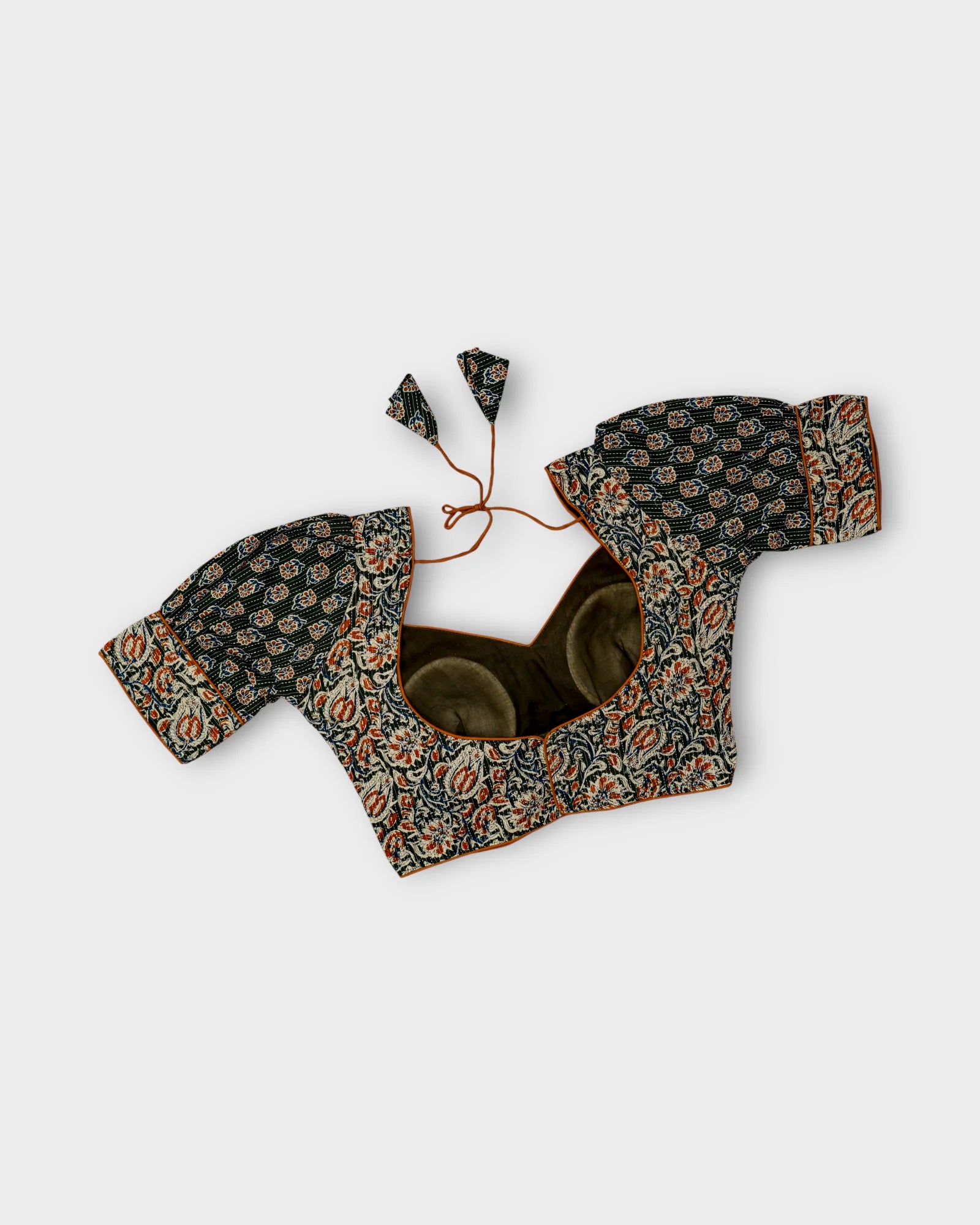 Cotton Sweetheart Neck Half Sleeve Readymade Blouse