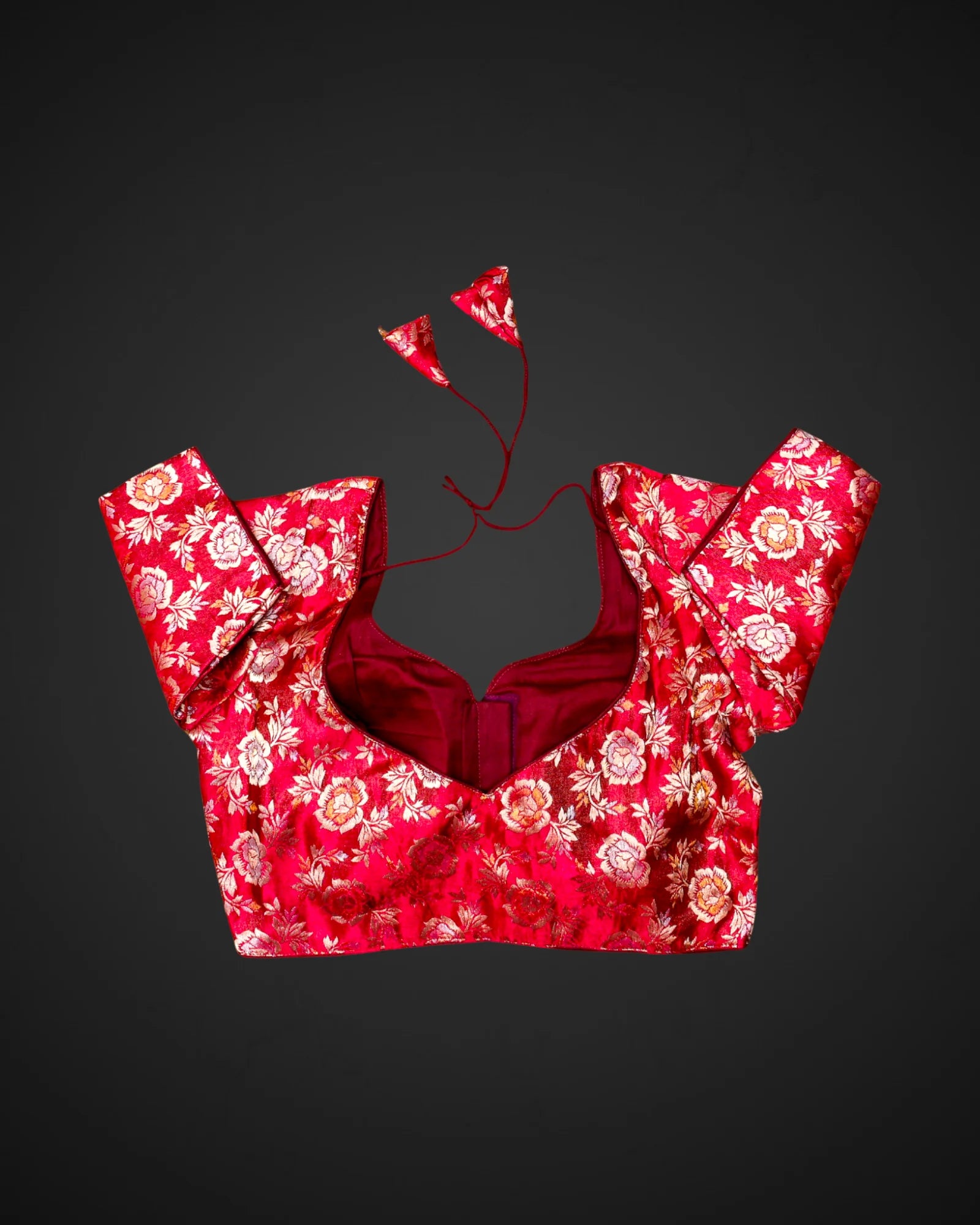 Cotton Backless Readymade Blouse