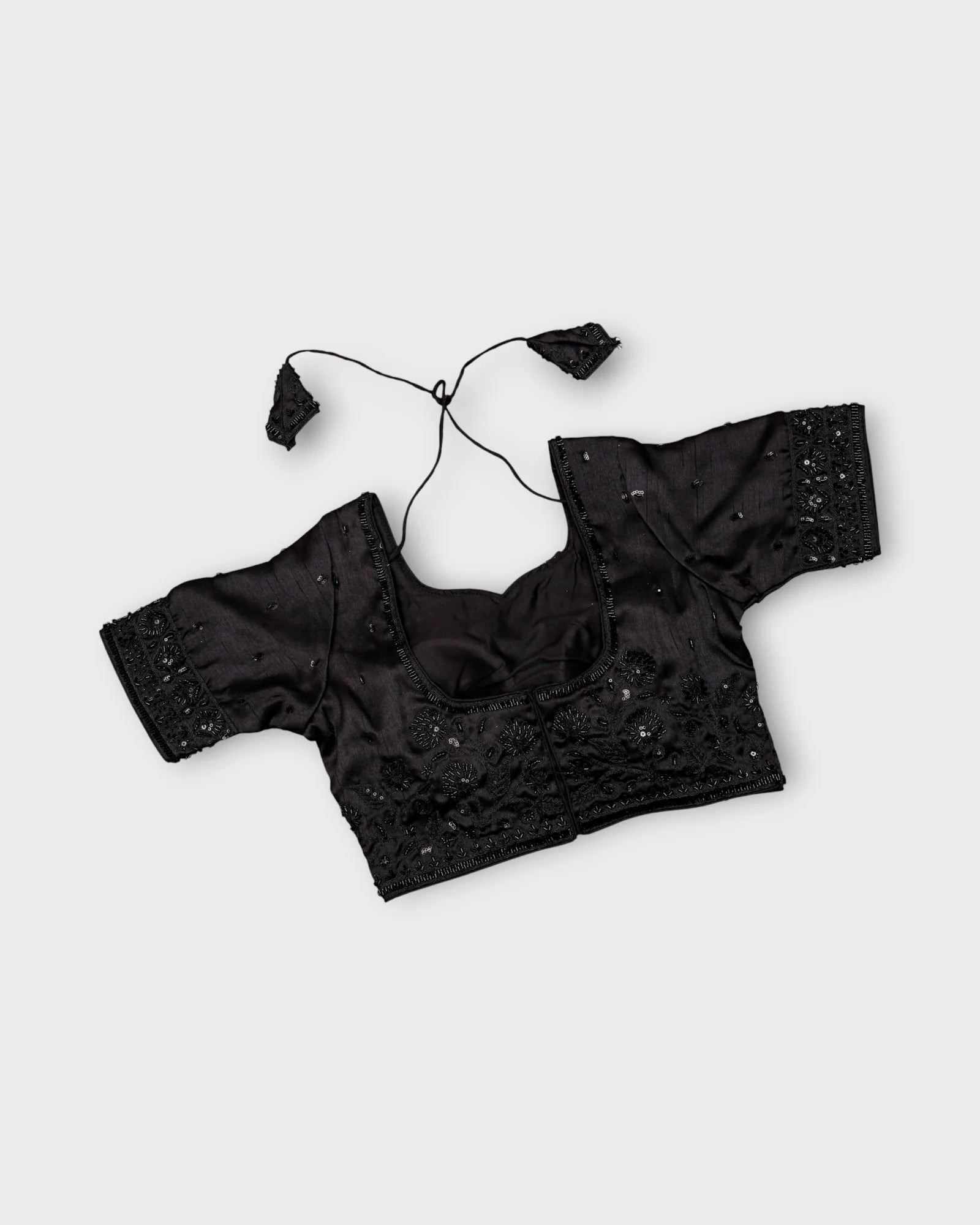 Cosmos Silk Sweetheart Neck Readymade Blouse