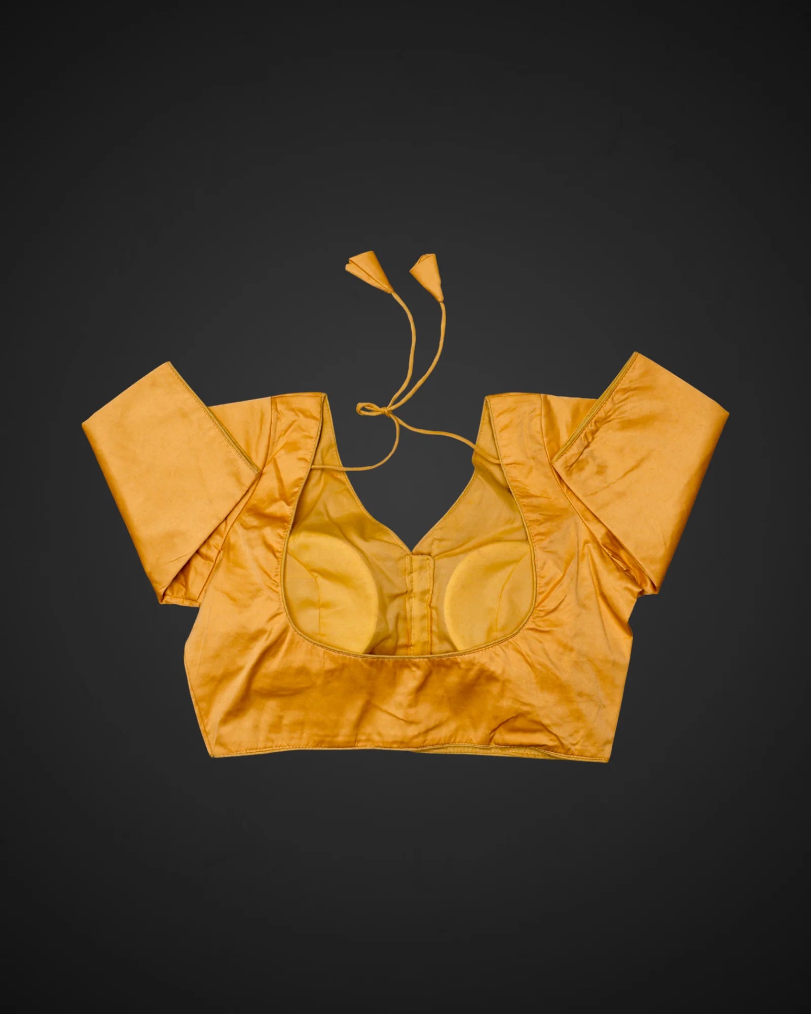Silk U Neck Half Sleeve Readymade Blouse