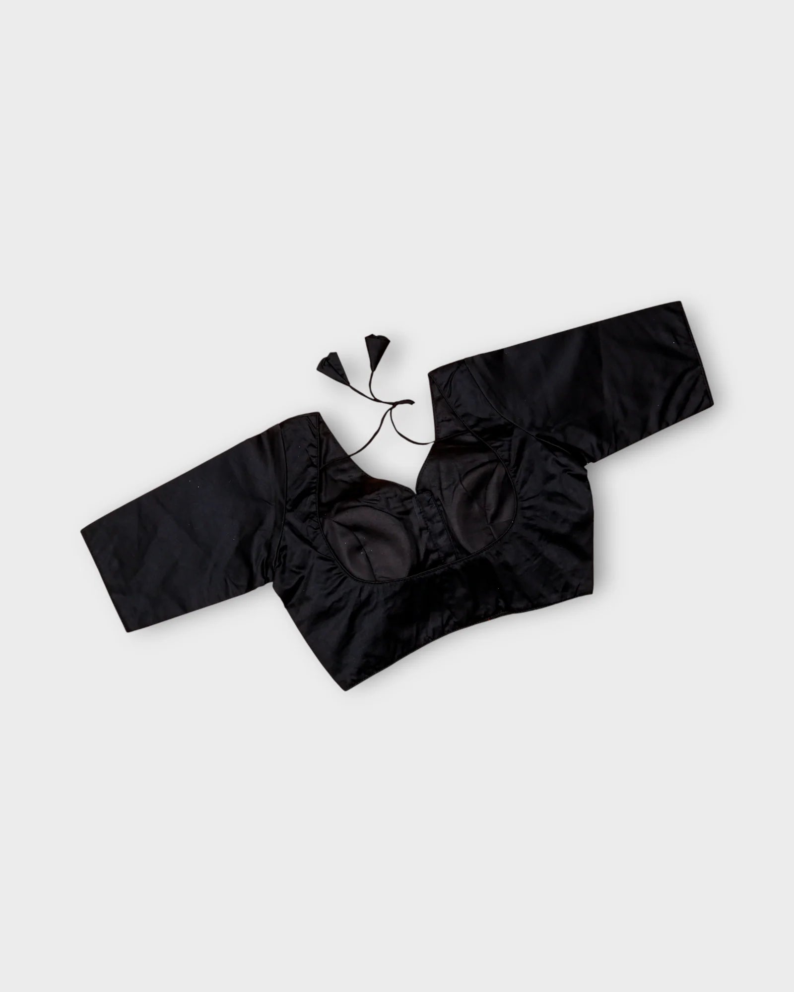 Silk U Neck Half Sleeve Readymade Blouse