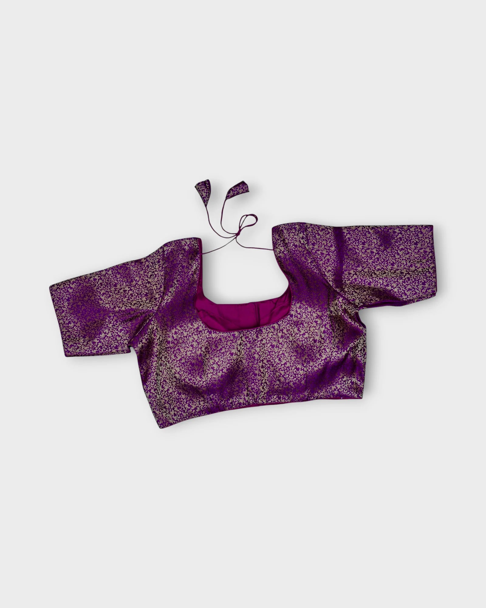 Banarasi Silk Back Design Readymade Blouse