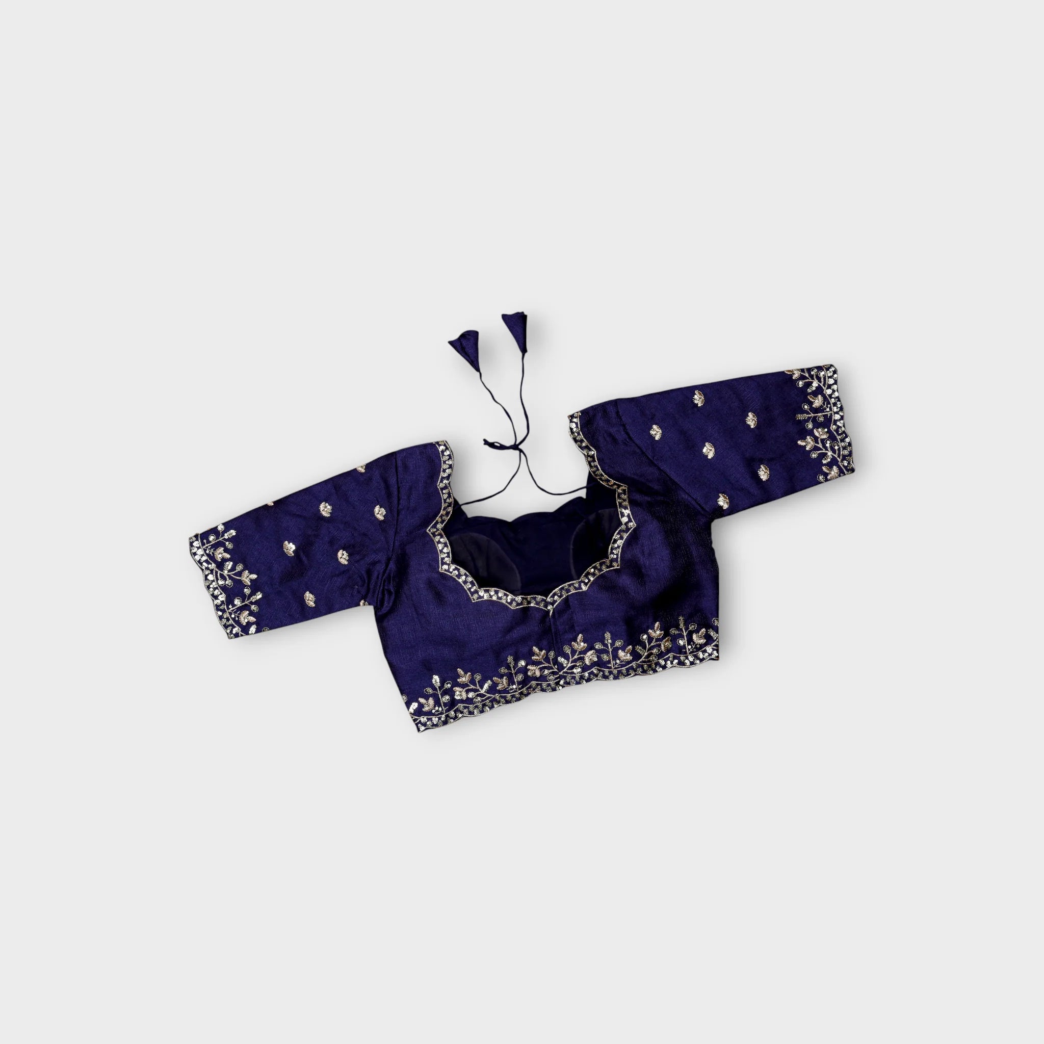 Phantom Silk Sequined Readymade Blouse