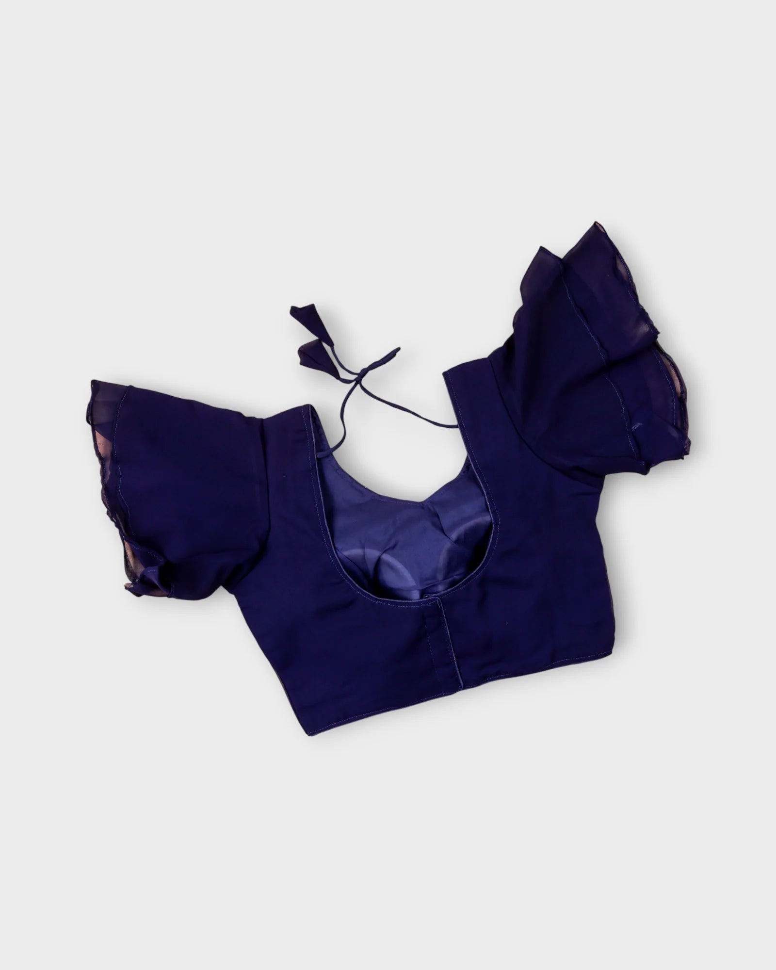 Georgette Flared Sleeve Readymade Blouse