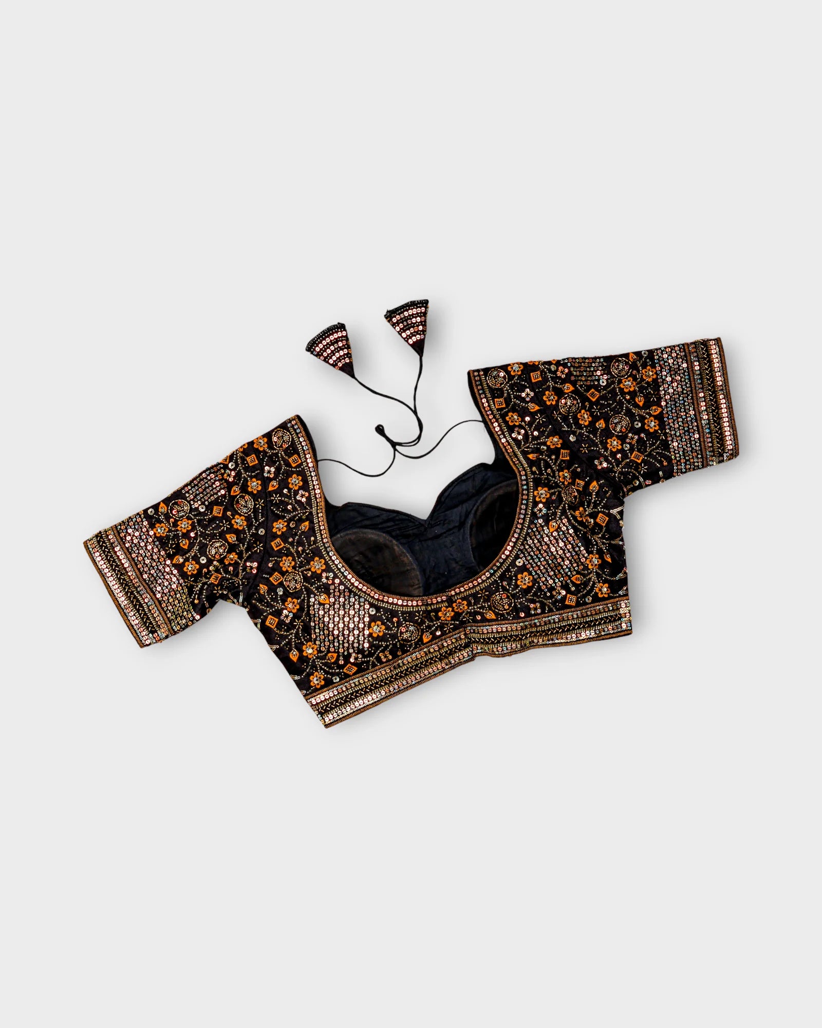 Cosmos Silk Embroidered Readymade Blouse