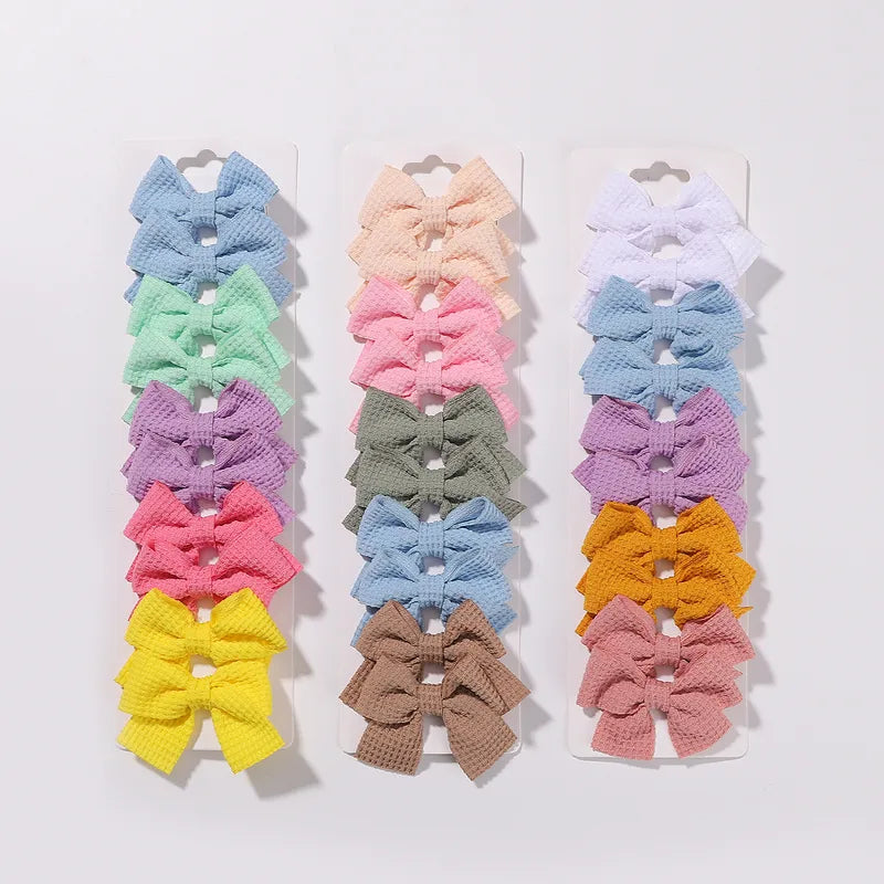 Multicolor Bow Knot Hair Clip for Girls