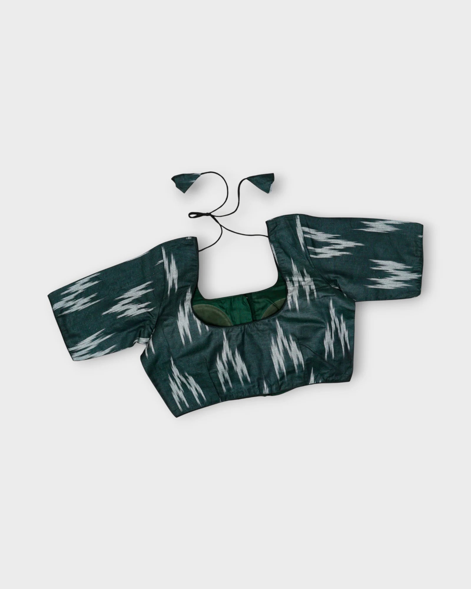 Cotton Deep Back Design Readymade Blouse