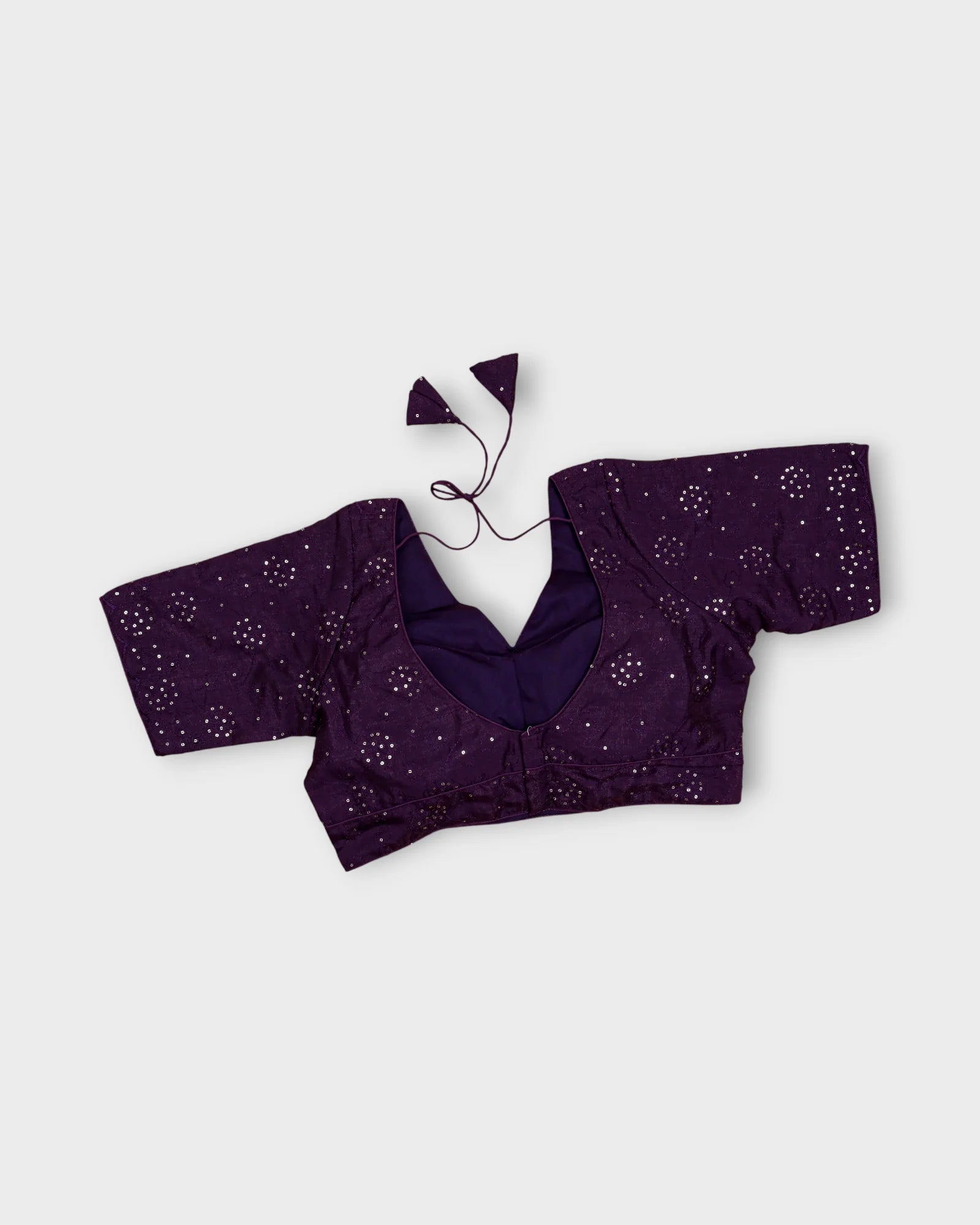 Silk Serenity Solid Color Readymade Blouse
