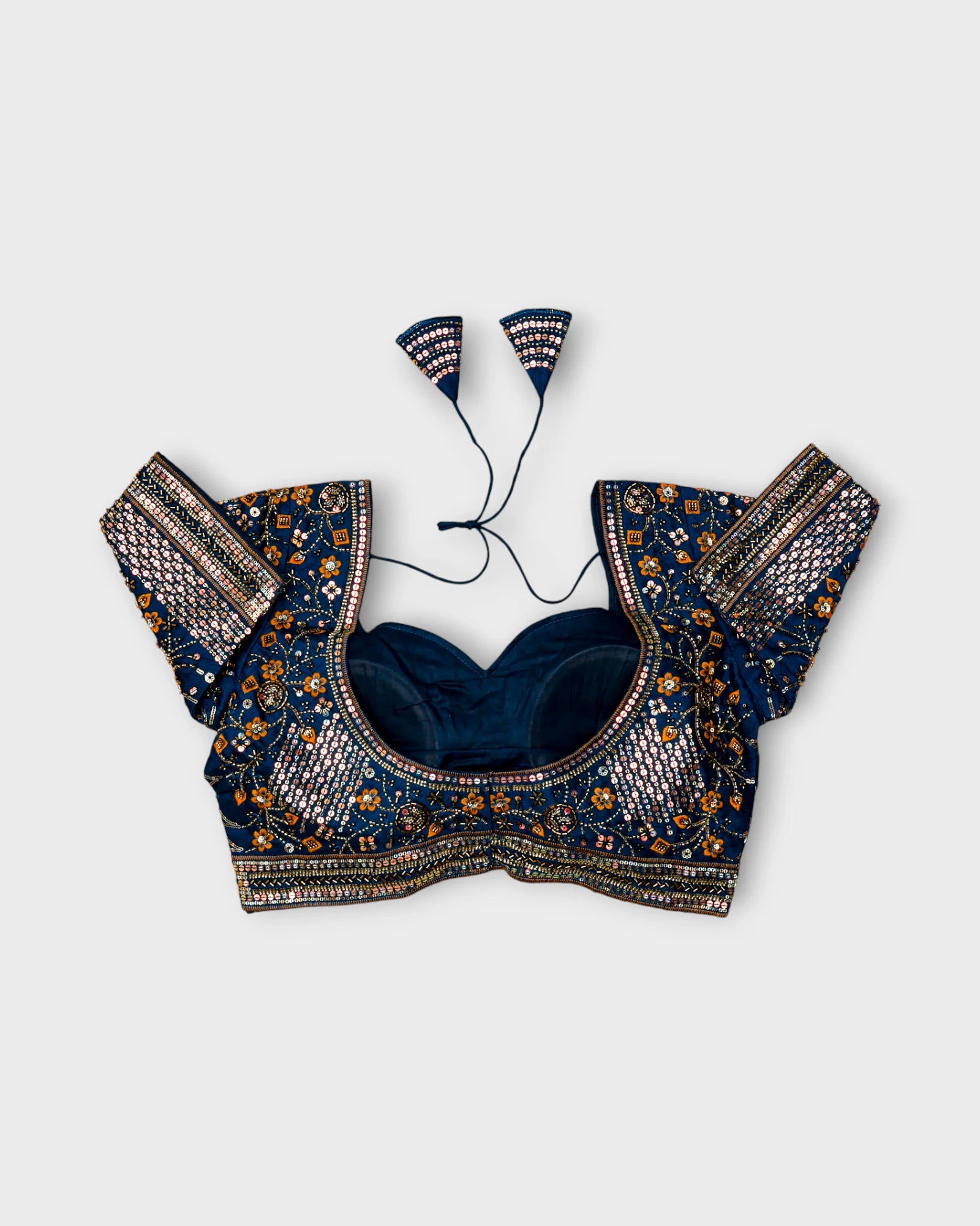 Cosmos Silk Embroidered Readymade Blouse