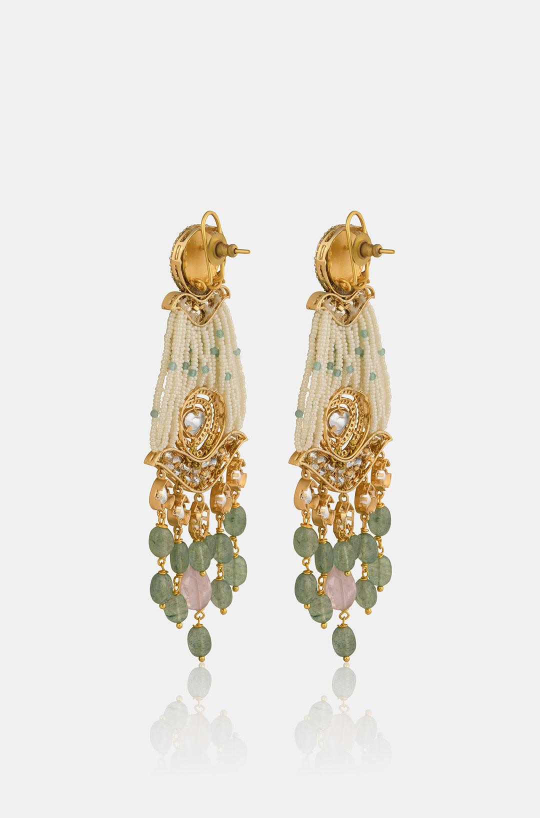 Graceful Vibrance Chandelier Earrings - Dyulokha