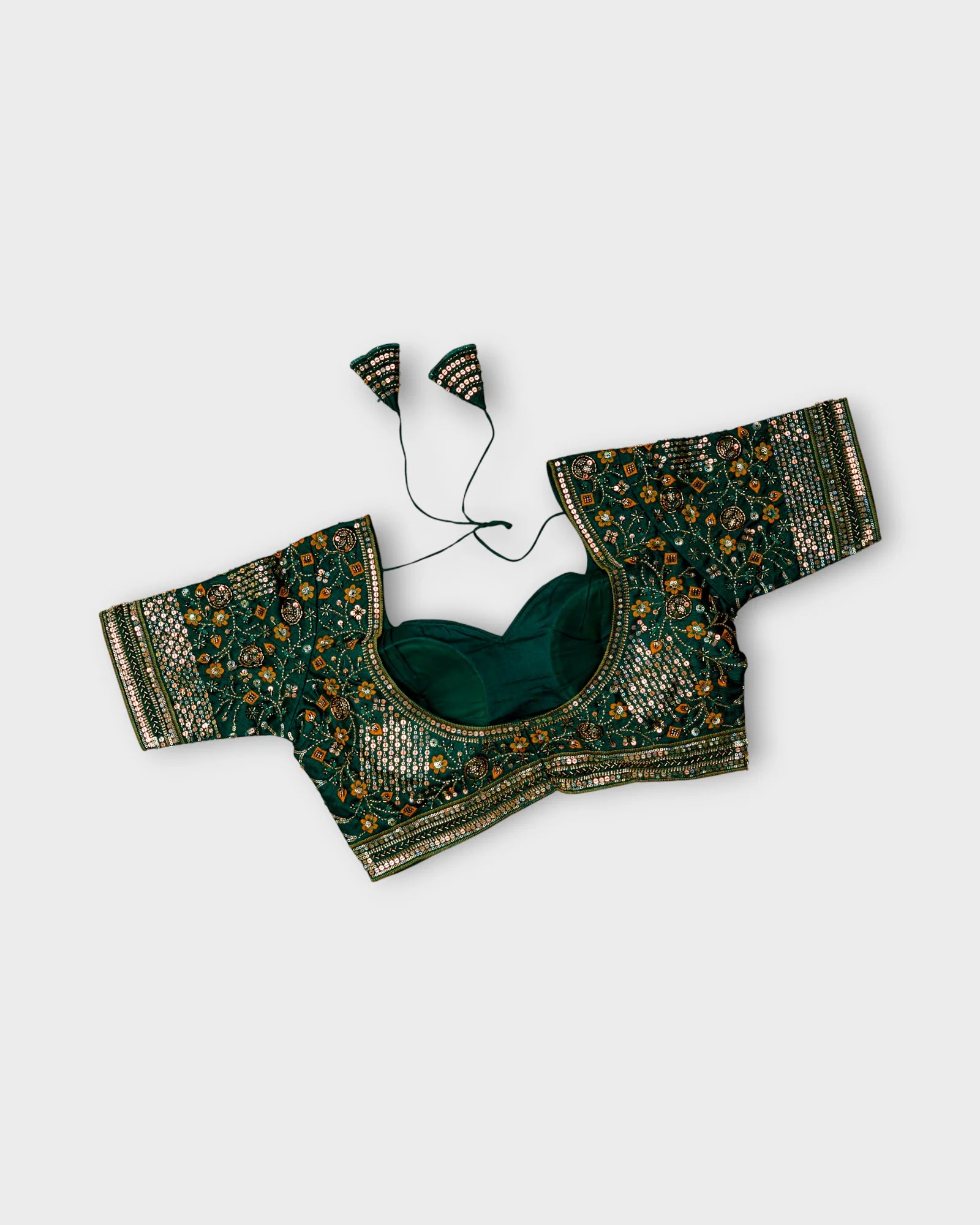 Cosmos Silk Embroidered Readymade Blouse
