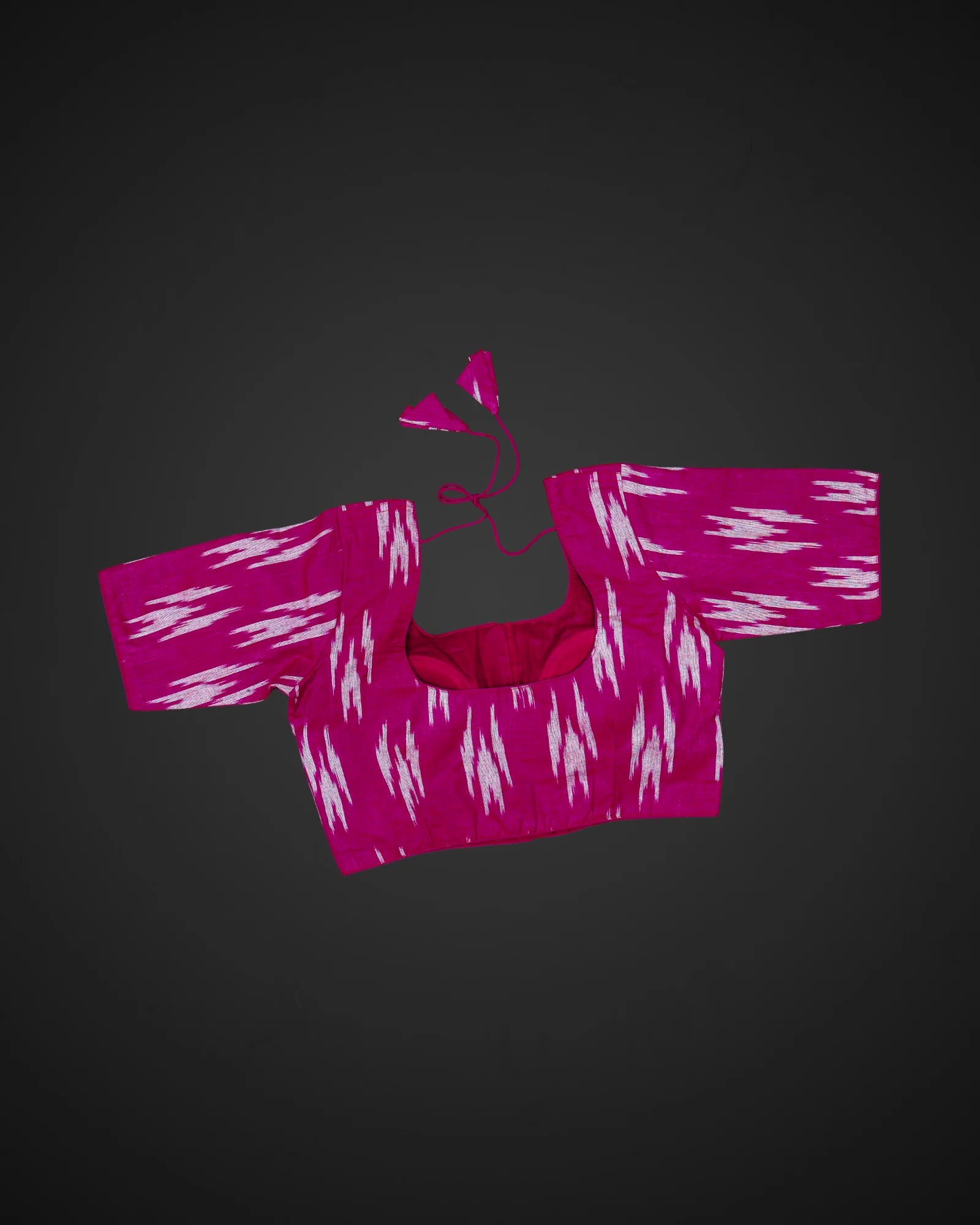 Cotton Deep Back Design Readymade Blouse