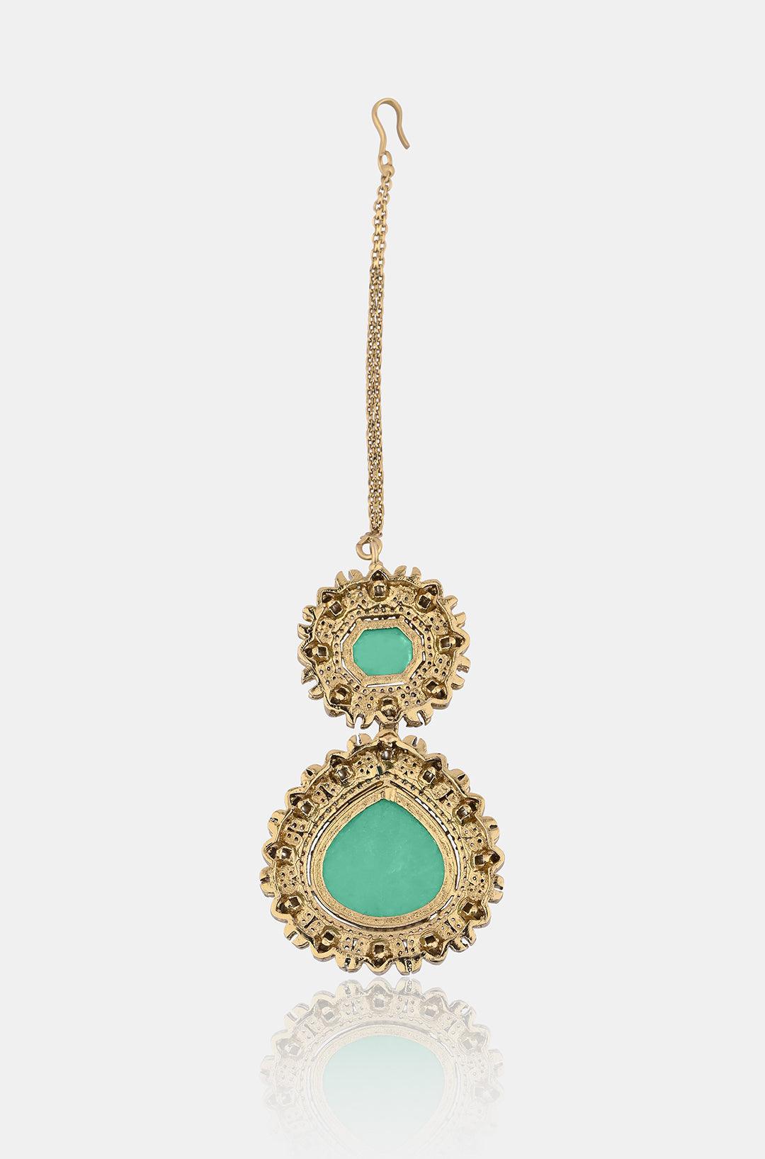 Victorian Splendor Maangtikka - Dyulokha