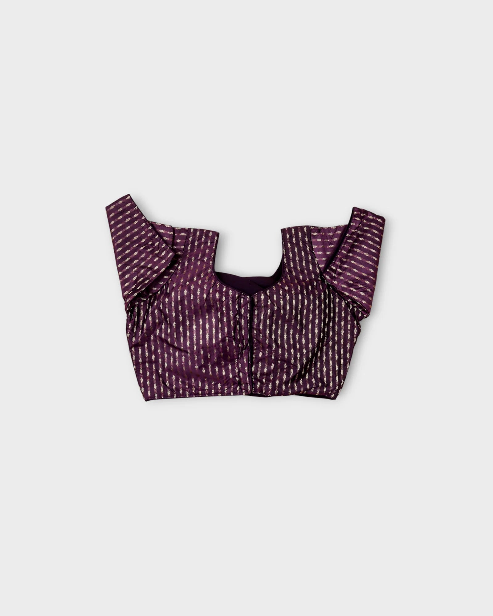 Chic Silk U Neck Blouse Tradition Meets Comfort