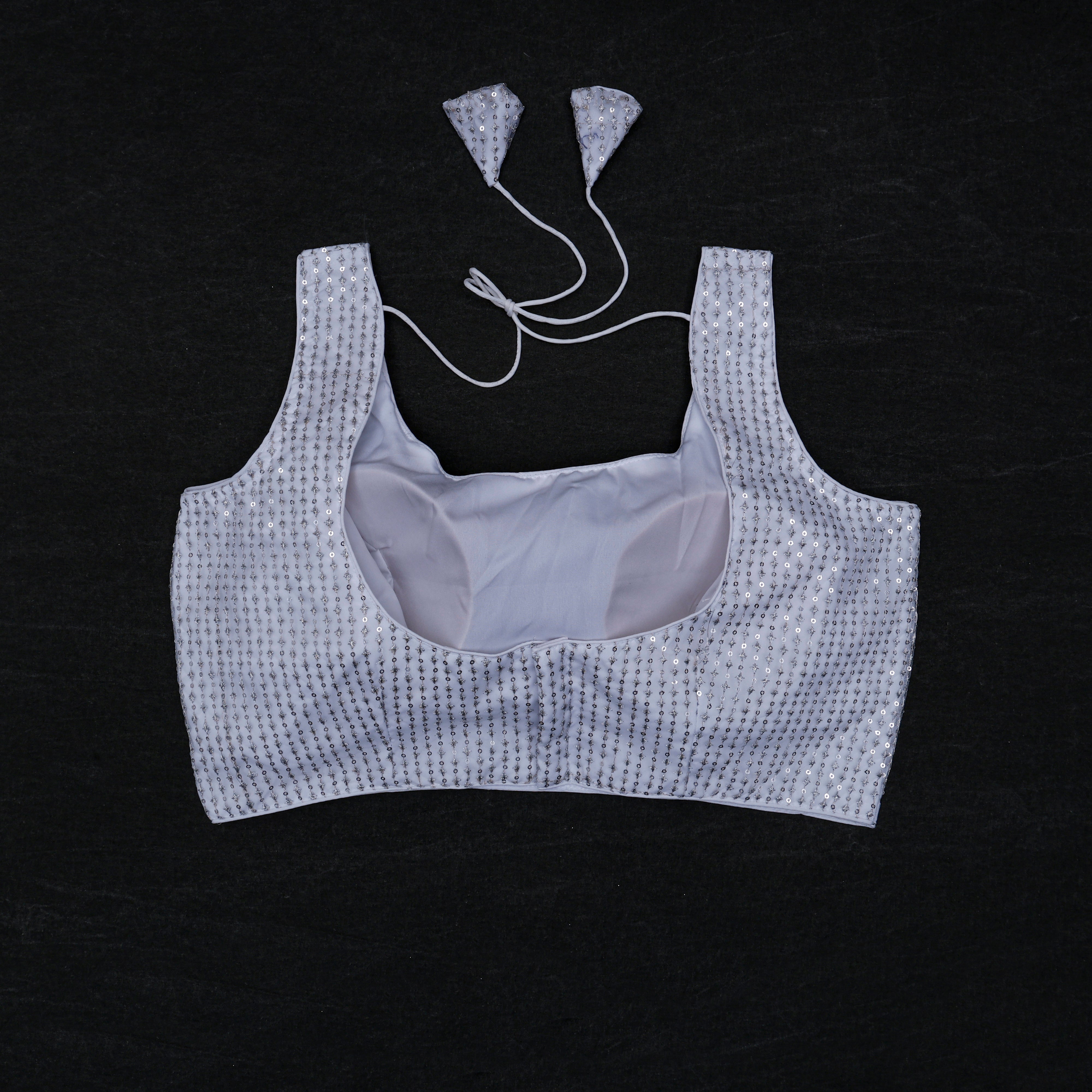 Embroidered Cotton Square Neck Readymade Blouse