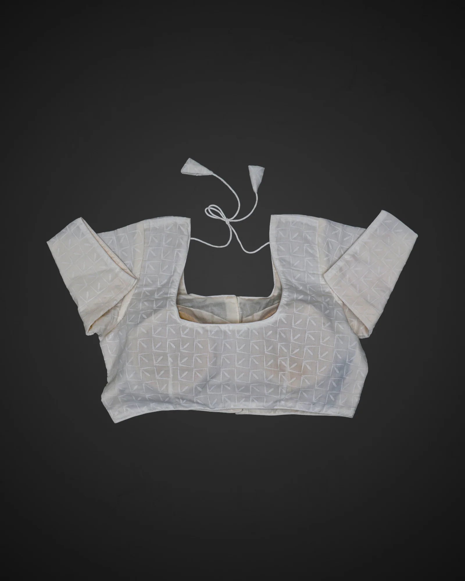 Cotton U Neck Readymade Blouse