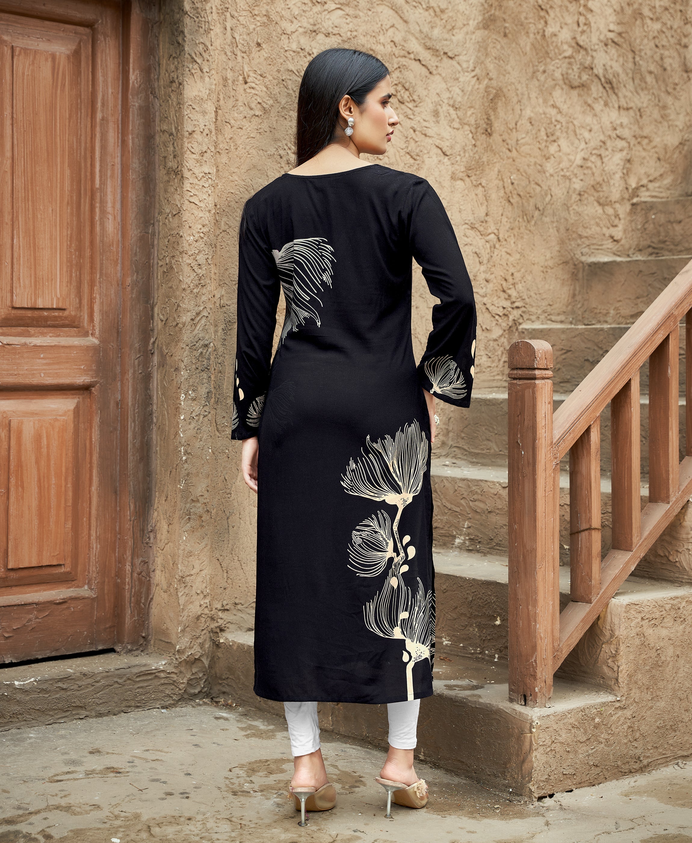 Multicolor Cotton Printed Kurta Set