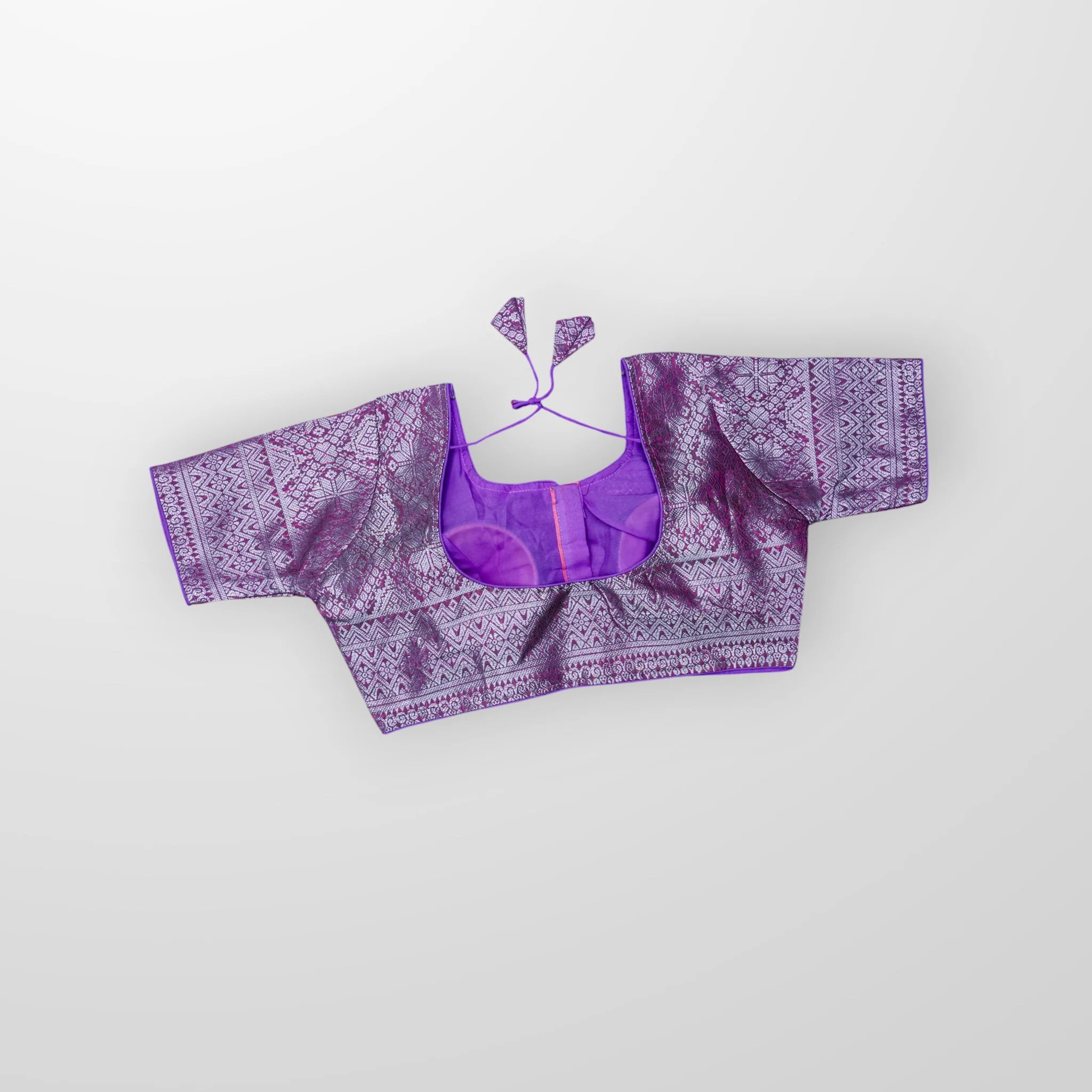 Gold Zari Brocade Silk Readymade Blouse