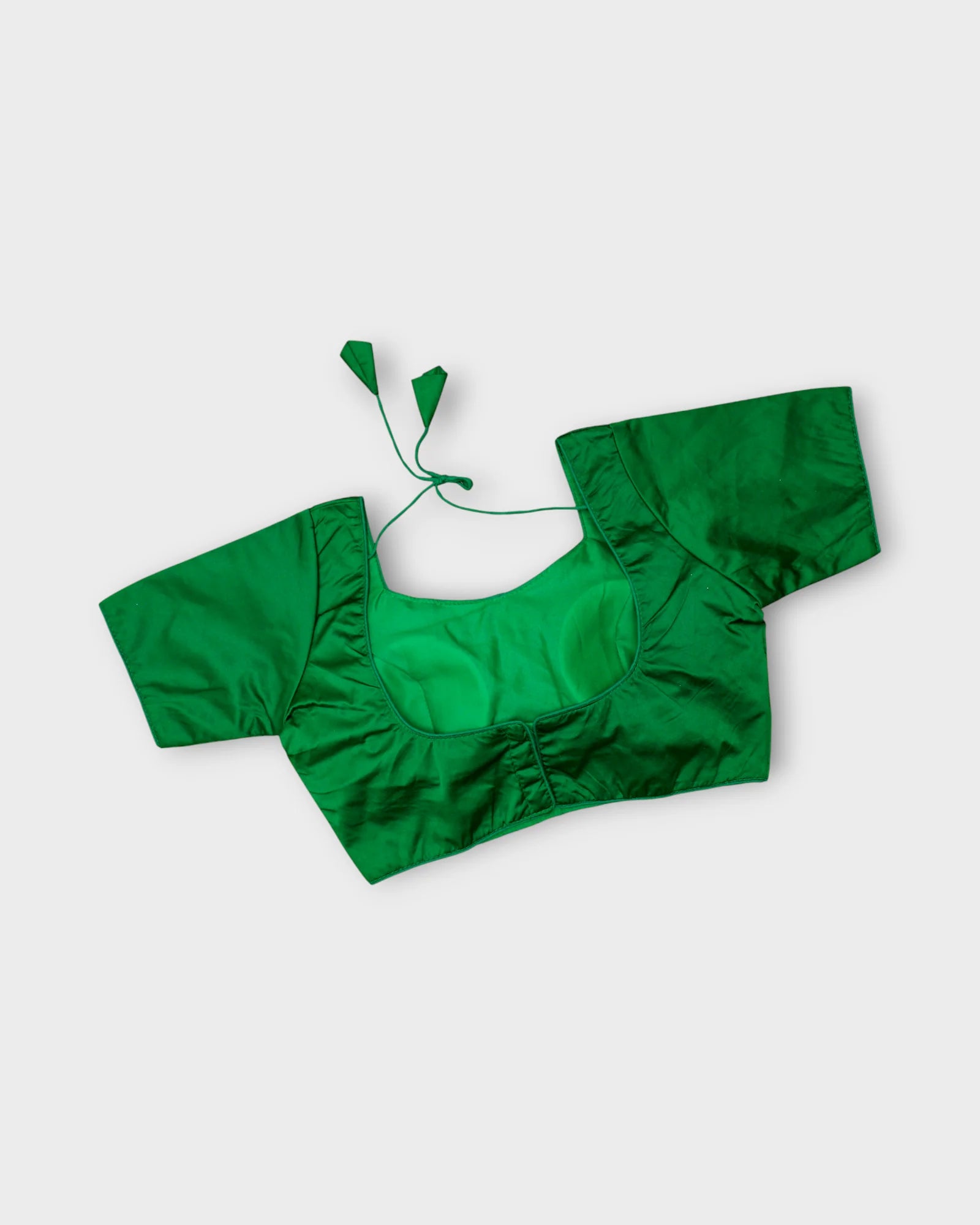 Silk U Neck Half Sleeve Readymade Blouse