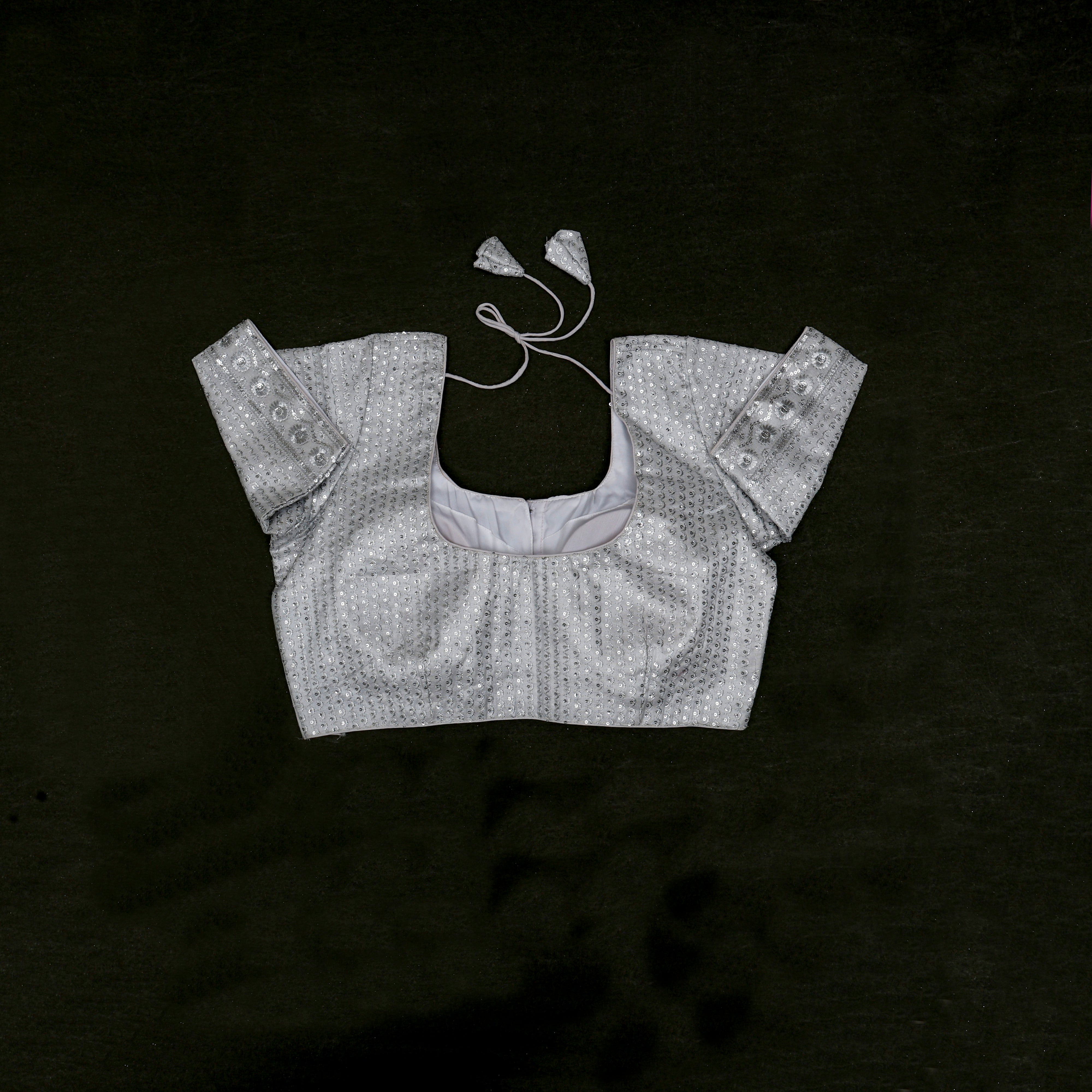 Tissue U Neck Readymade Blouse