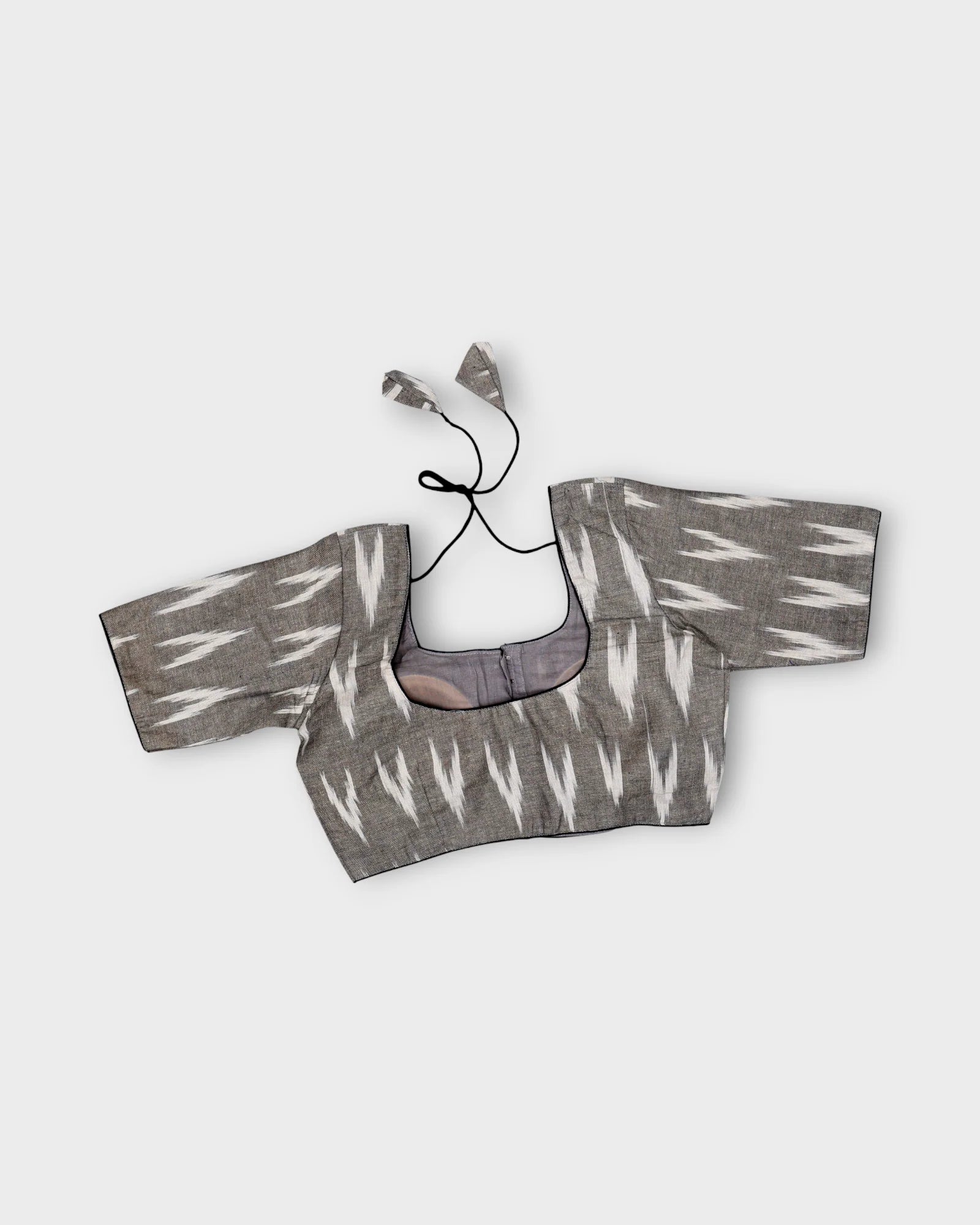 Cotton Deep Back Design Readymade Blouse
