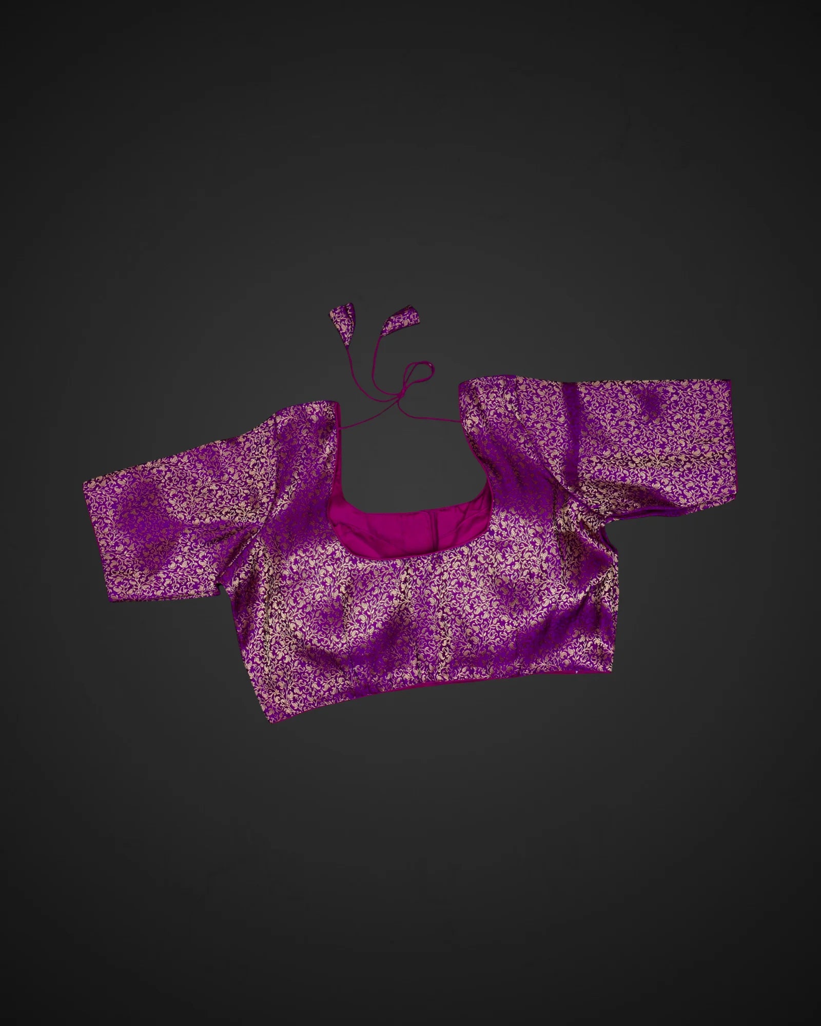 Banarasi Silk Back Design Readymade Blouse