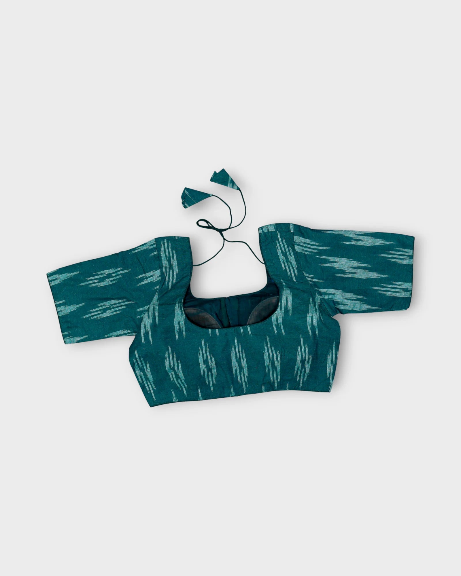 Cotton Deep Back Design Readymade Blouse