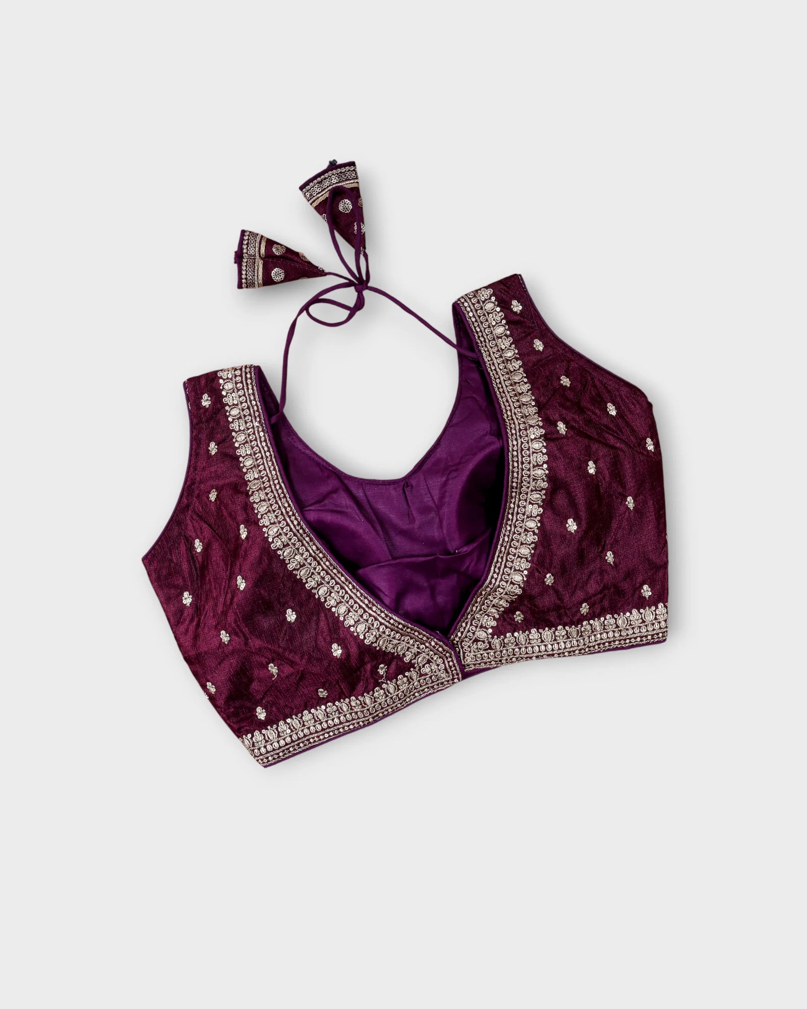 Phantom Silk V Neck Blouses Tradition Meets Trend