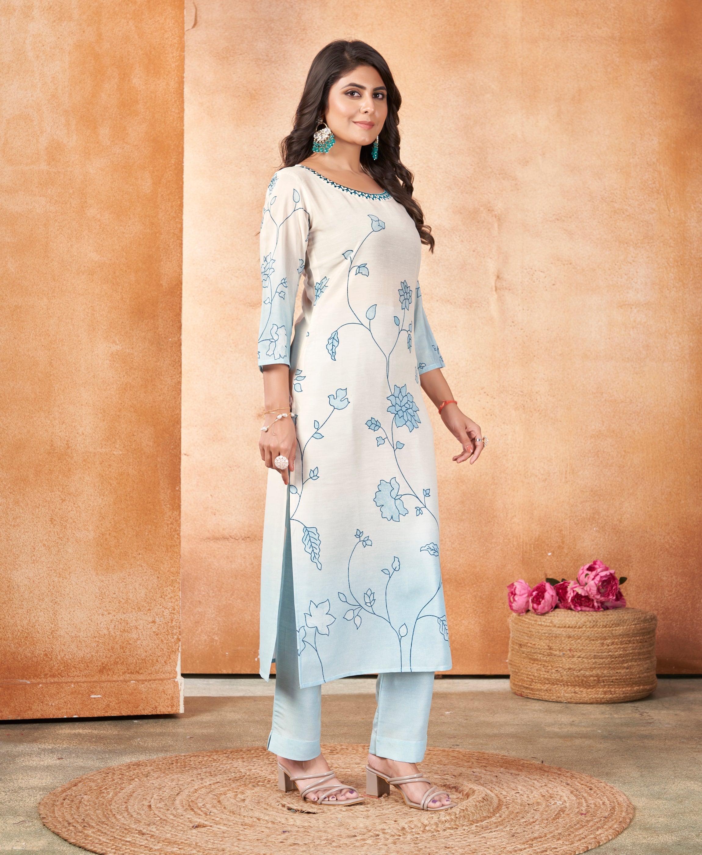 Cotton Printed Kurta Set