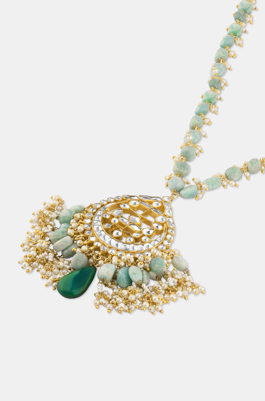 Turquoise Treasure Necklace - Dyulokha