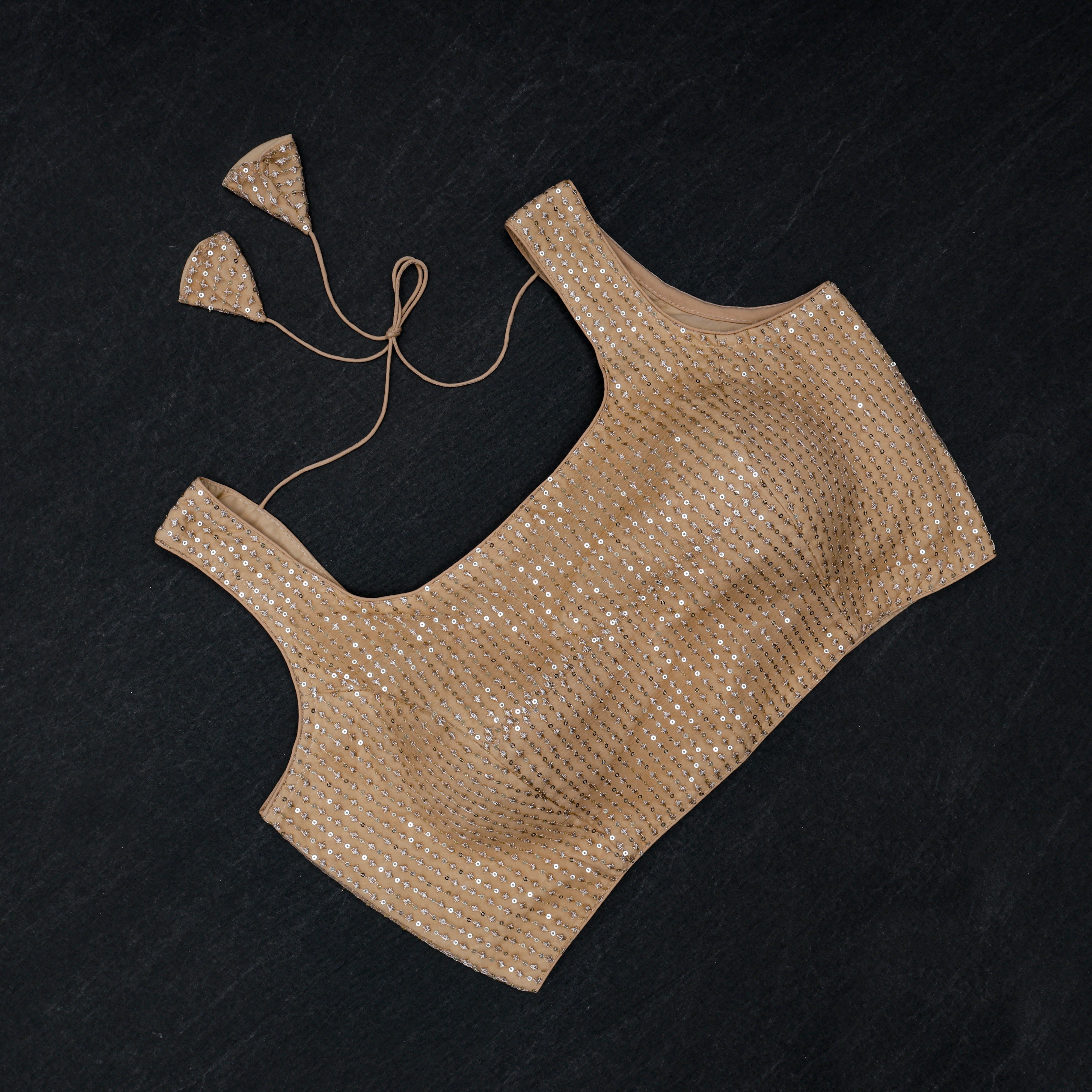 Embroidered Cotton Square Neck Readymade Blouse
