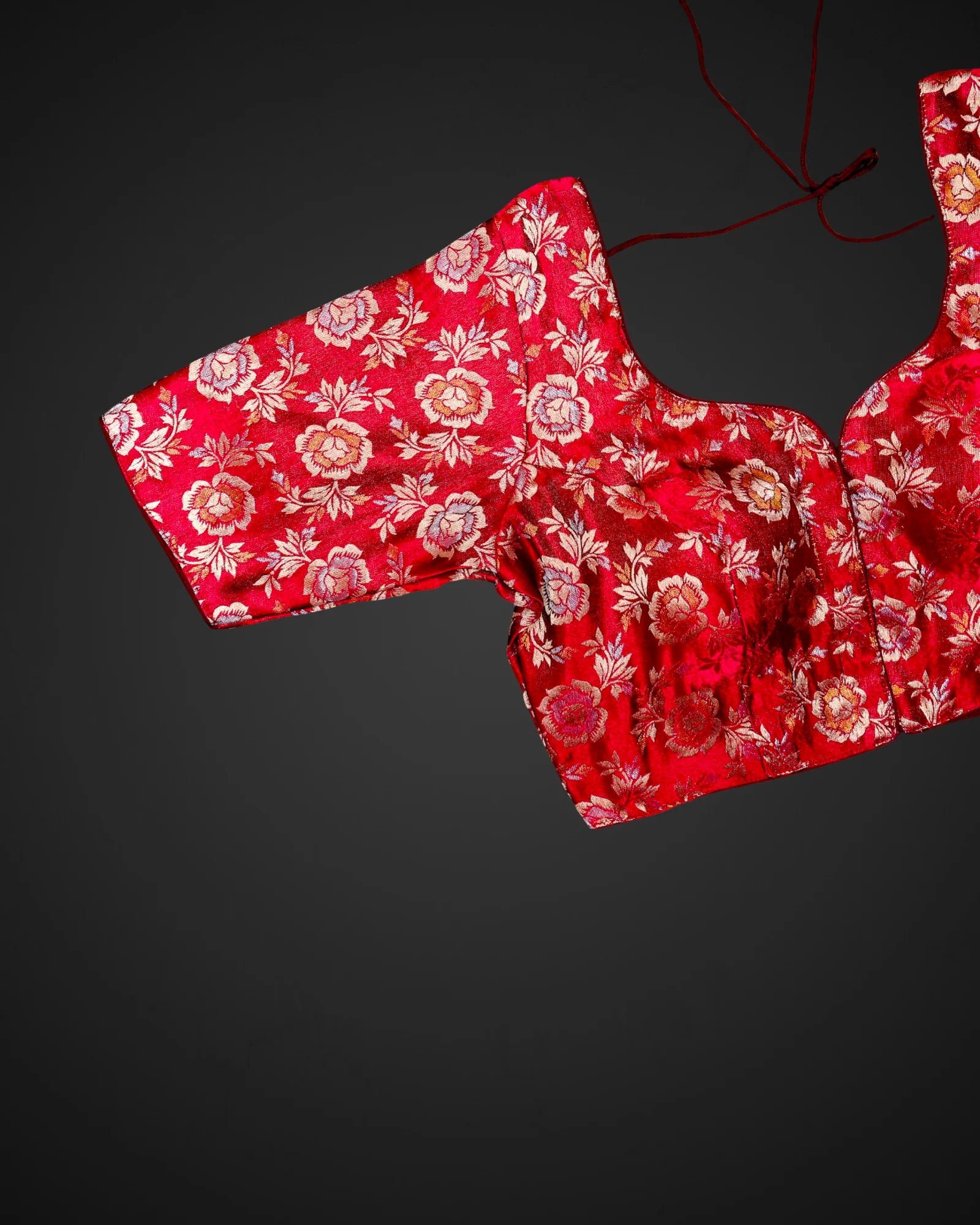 Cotton Backless Readymade Blouse