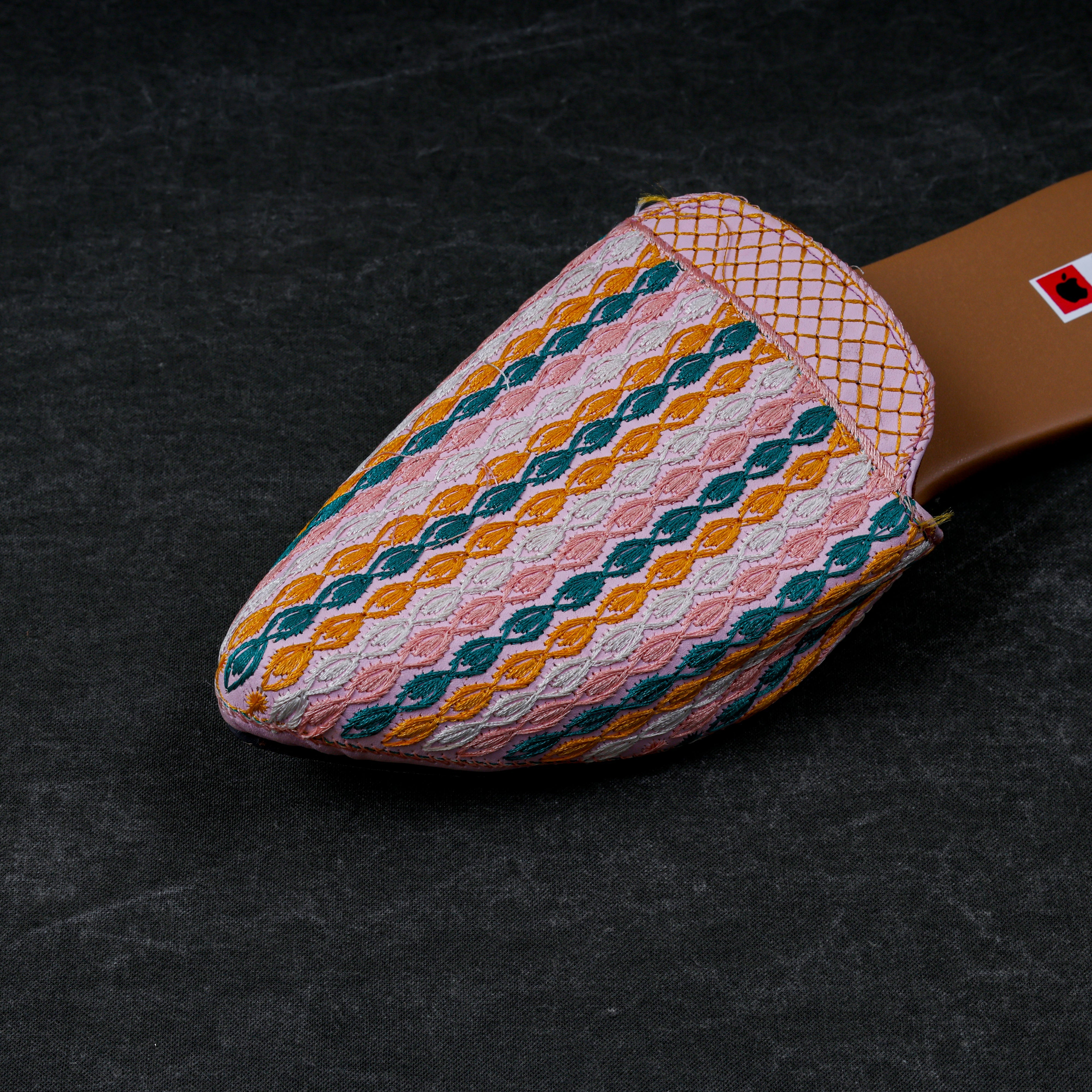 Multicolor Two Tone Ethnic Mules
