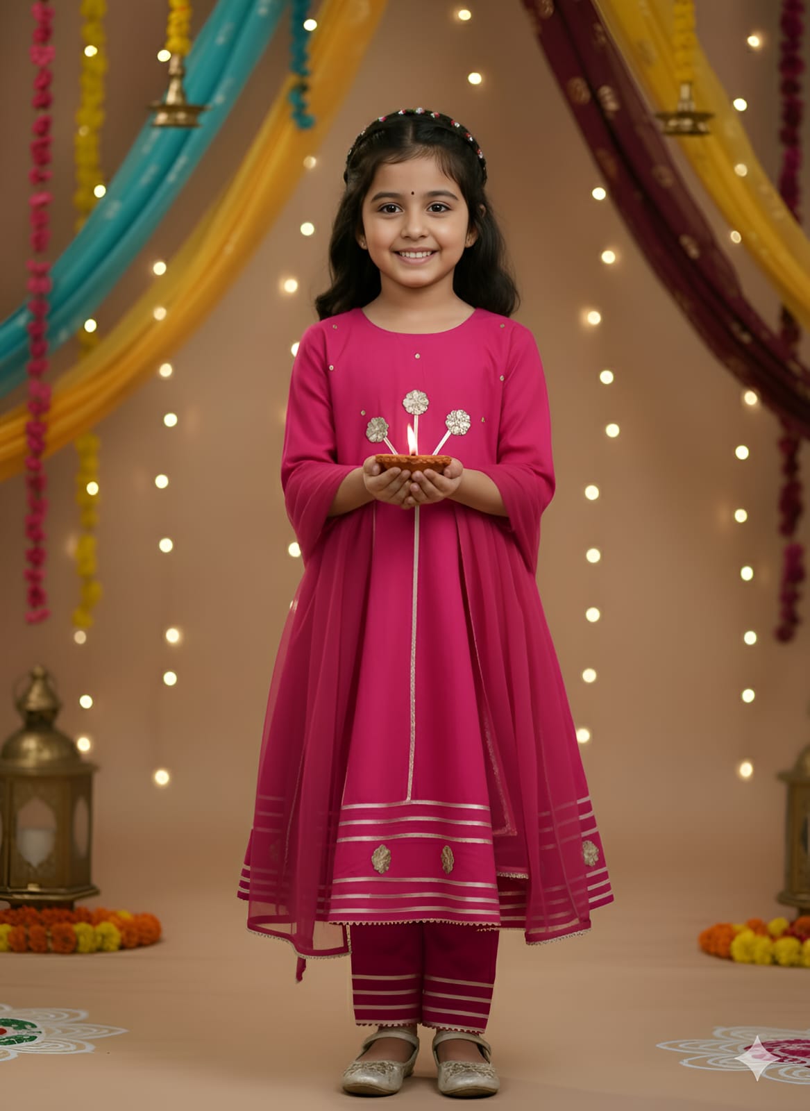 Lace & Stone Anarkali
