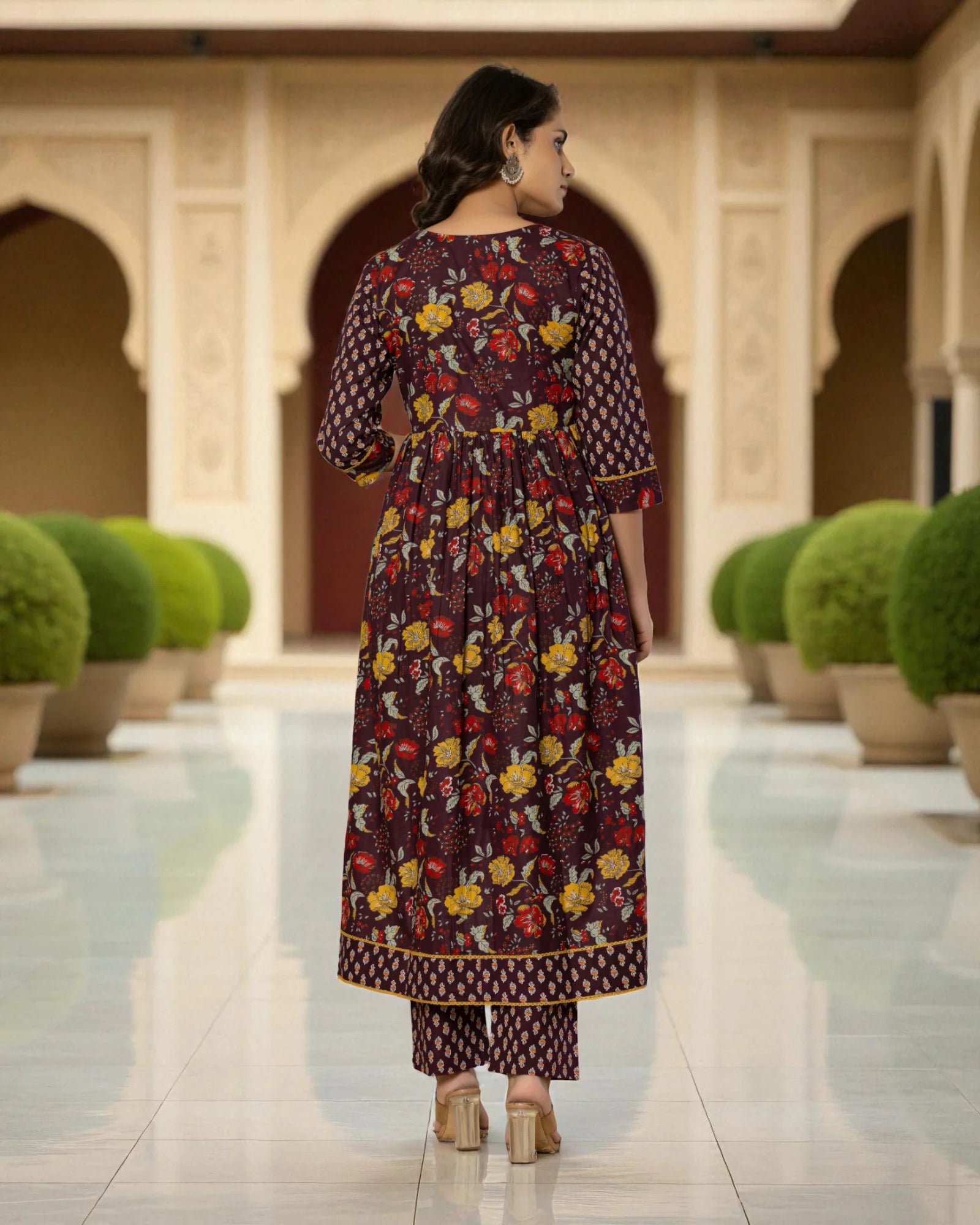 Charming Floral Kurta Set
