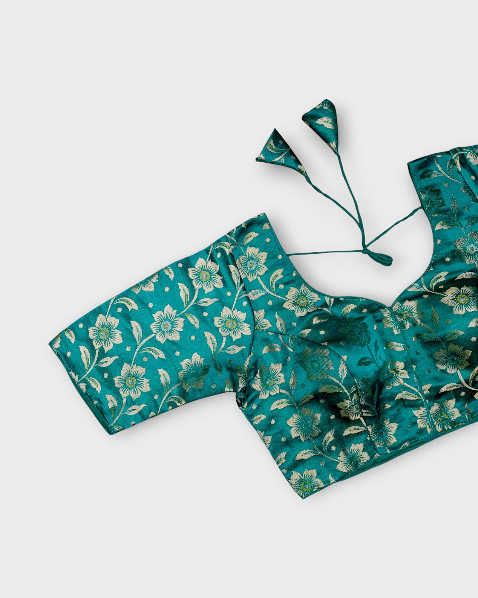 Dola Silk Woven Readymade Blouse