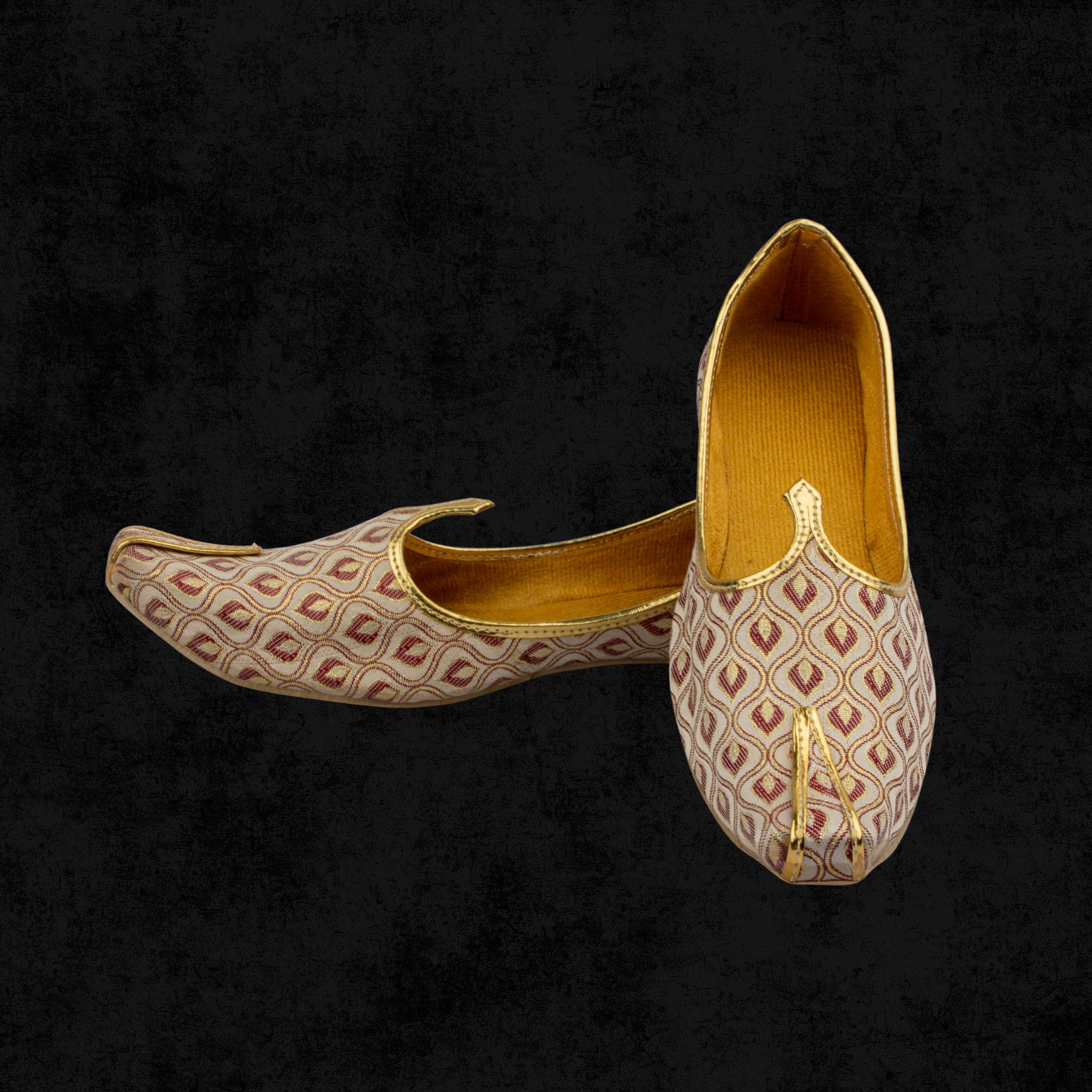 Light Grey Artisan Comfortable Mojaris