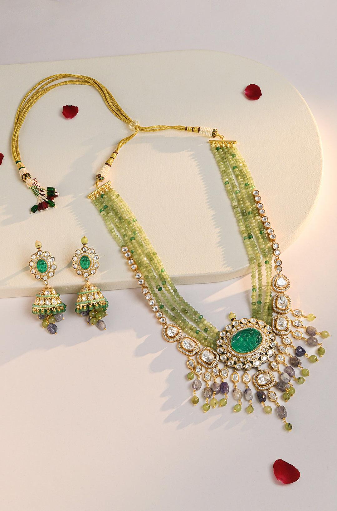 Lustrous Layers Emerald Ranihaar - Dyulokha