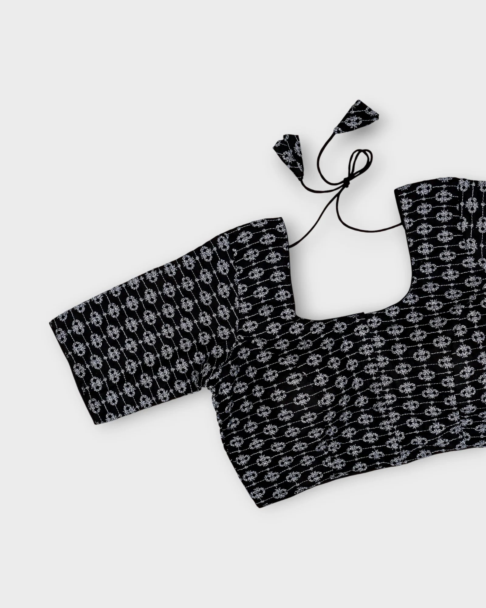 Cotton Back Design Readymade Blouse